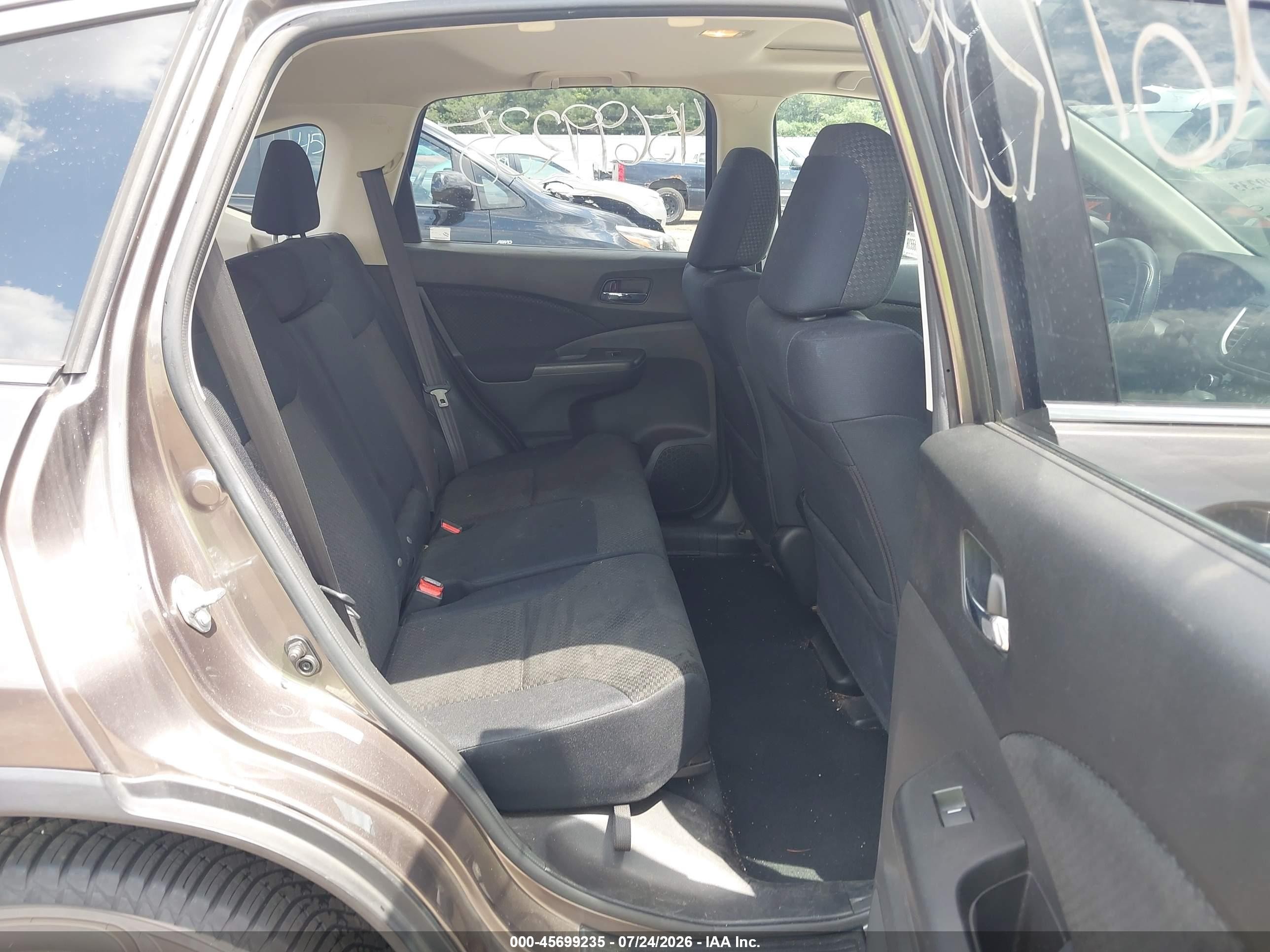 2015 Honda Cr-v Ex Gray vin: 2HKRM4H58FH666568