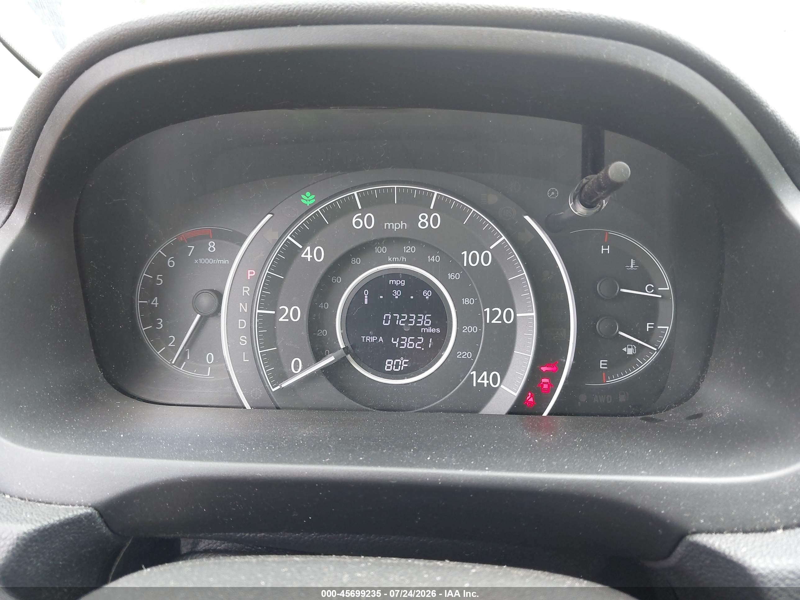 2015 Honda Cr-v Ex Gray vin: 2HKRM4H58FH666568