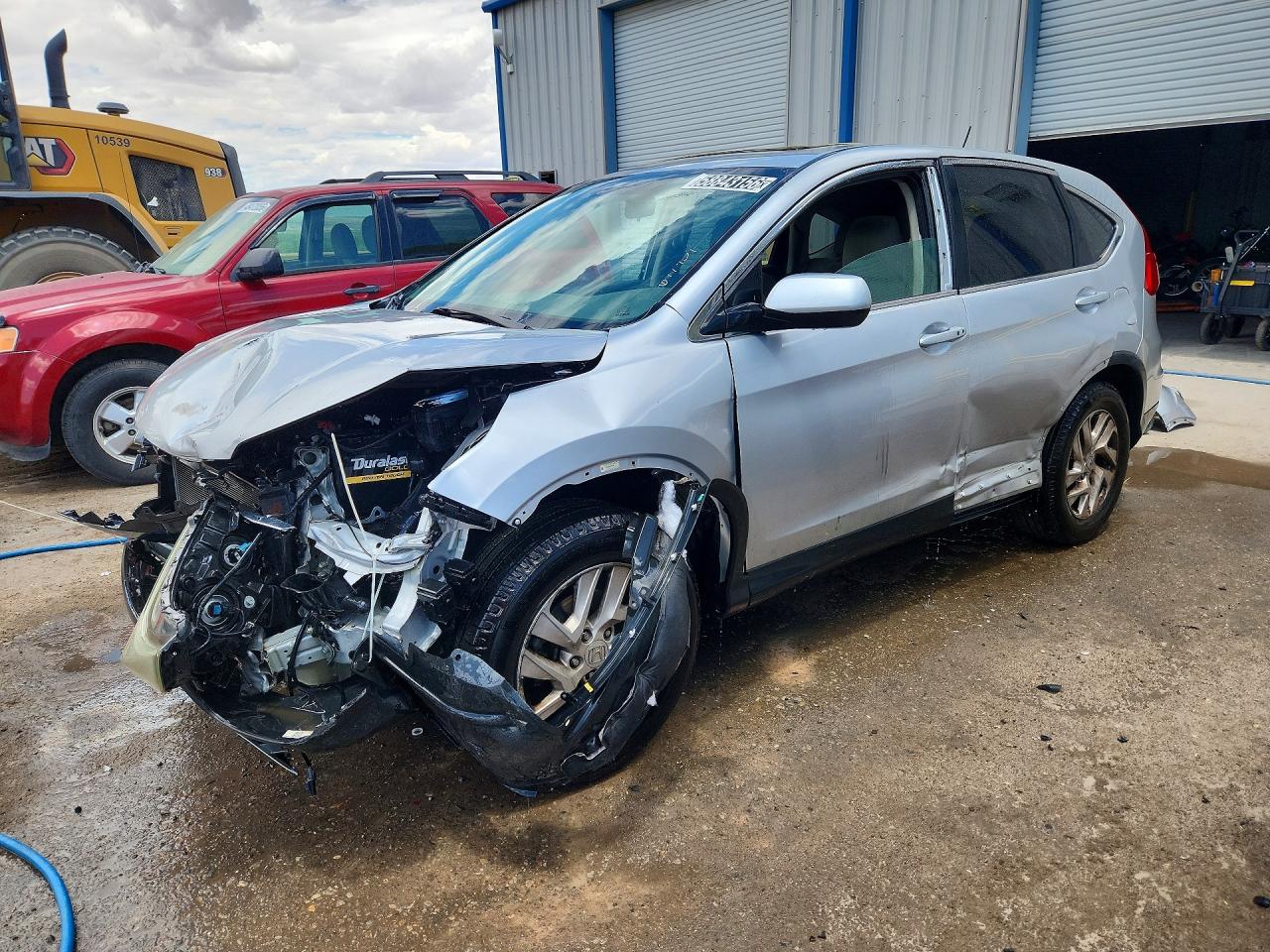 2015 Honda Cr-v Ex Silver vin: 2HKRM4H58FH677439
