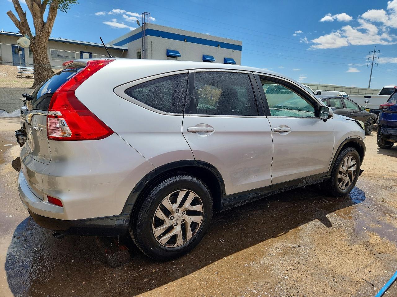 2015 Honda Cr-v Ex Silver vin: 2HKRM4H58FH677439