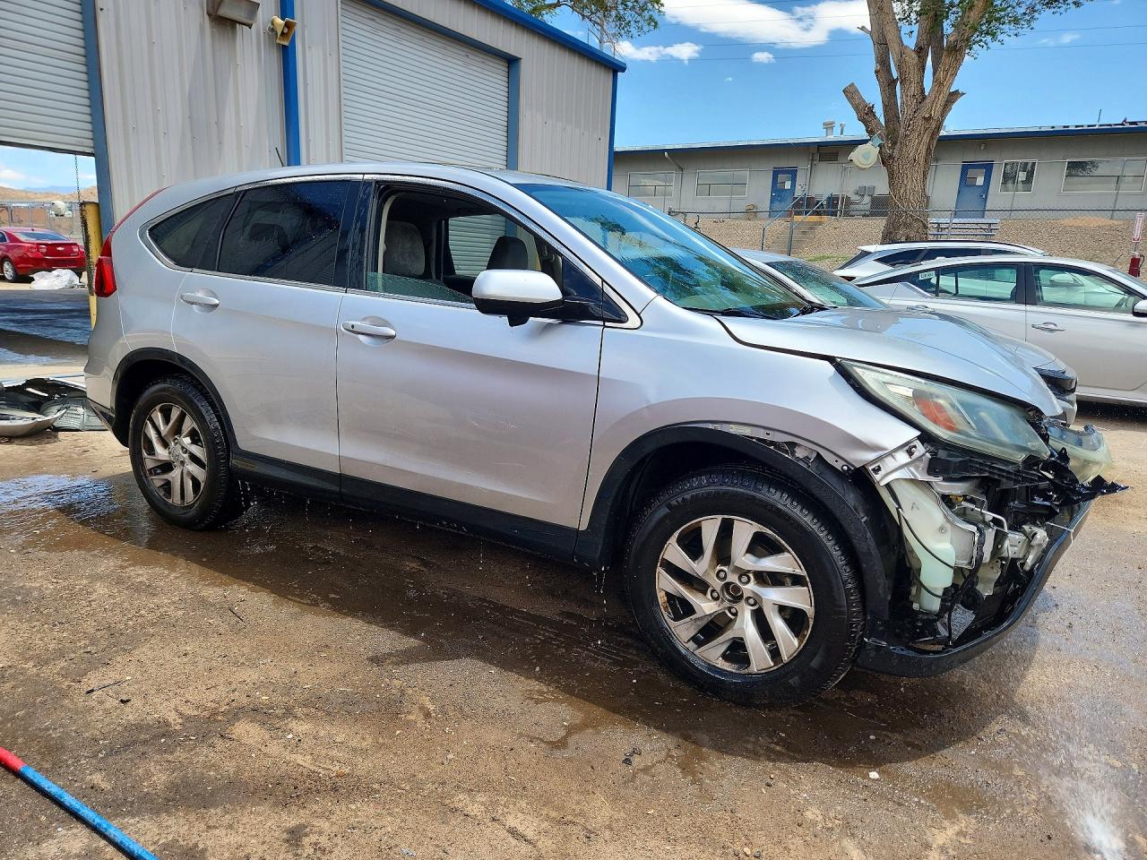 2015 Honda Cr-v Ex Silver vin: 2HKRM4H58FH677439