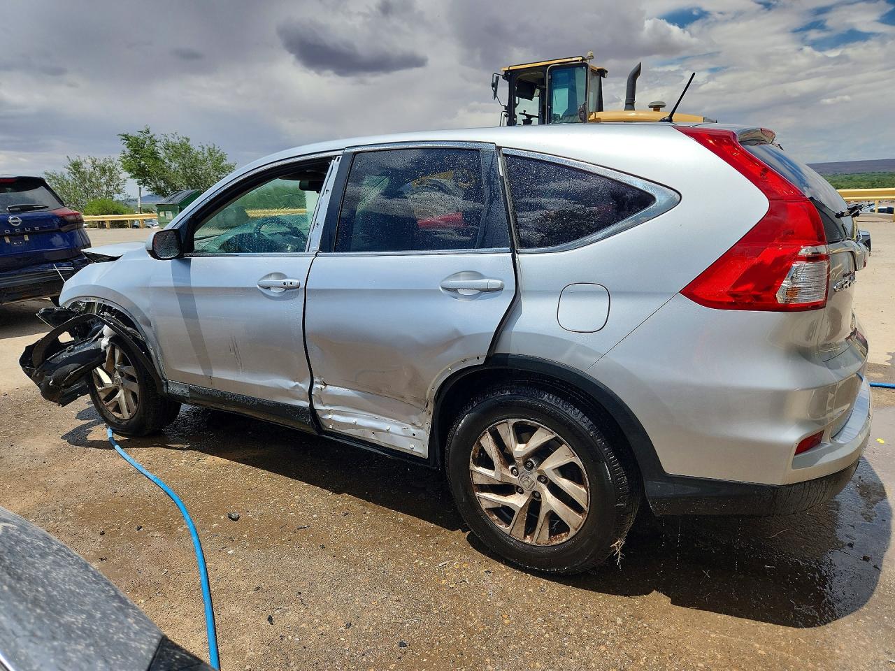 2015 Honda Cr-v Ex Silver vin: 2HKRM4H58FH677439