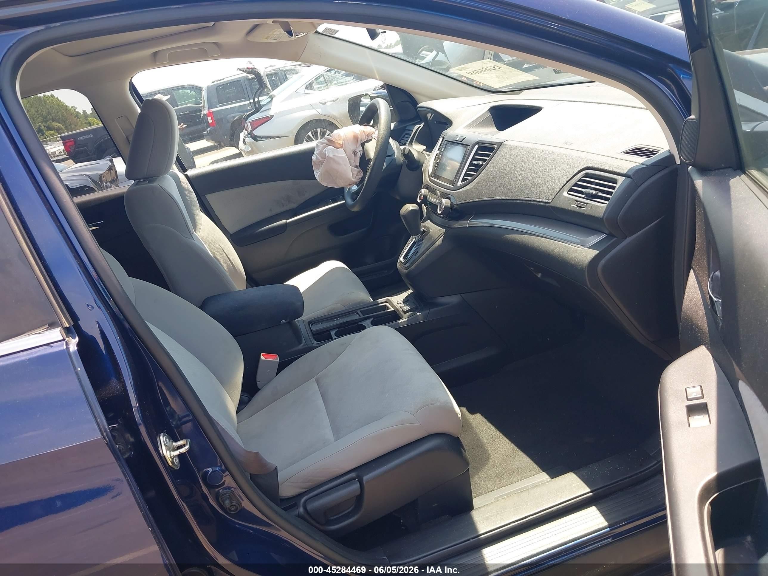 2015 Honda Cr-v Ex Синий vin: 2HKRM4H58FH682916