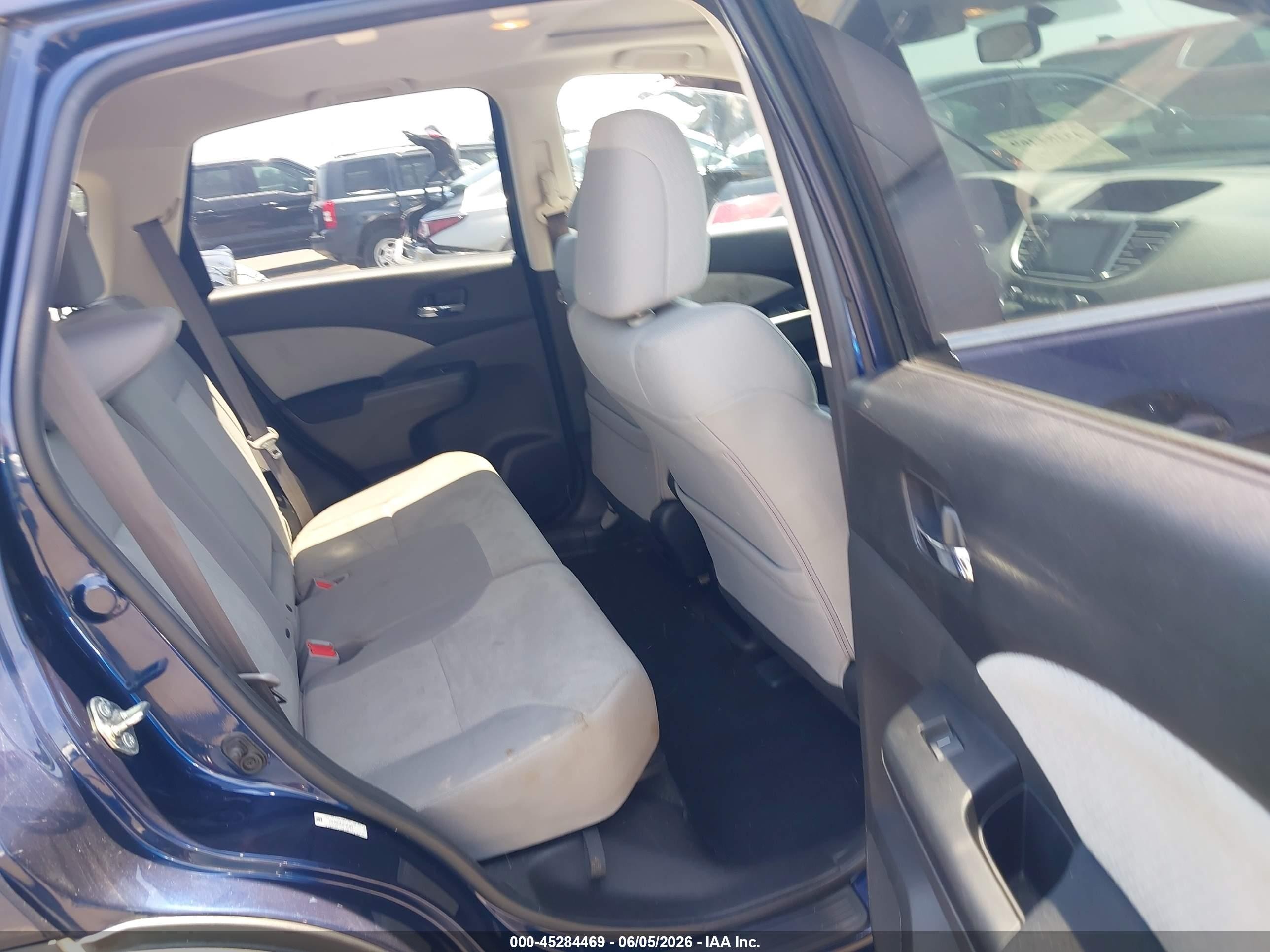2015 Honda Cr-v Ex Синий vin: 2HKRM4H58FH682916