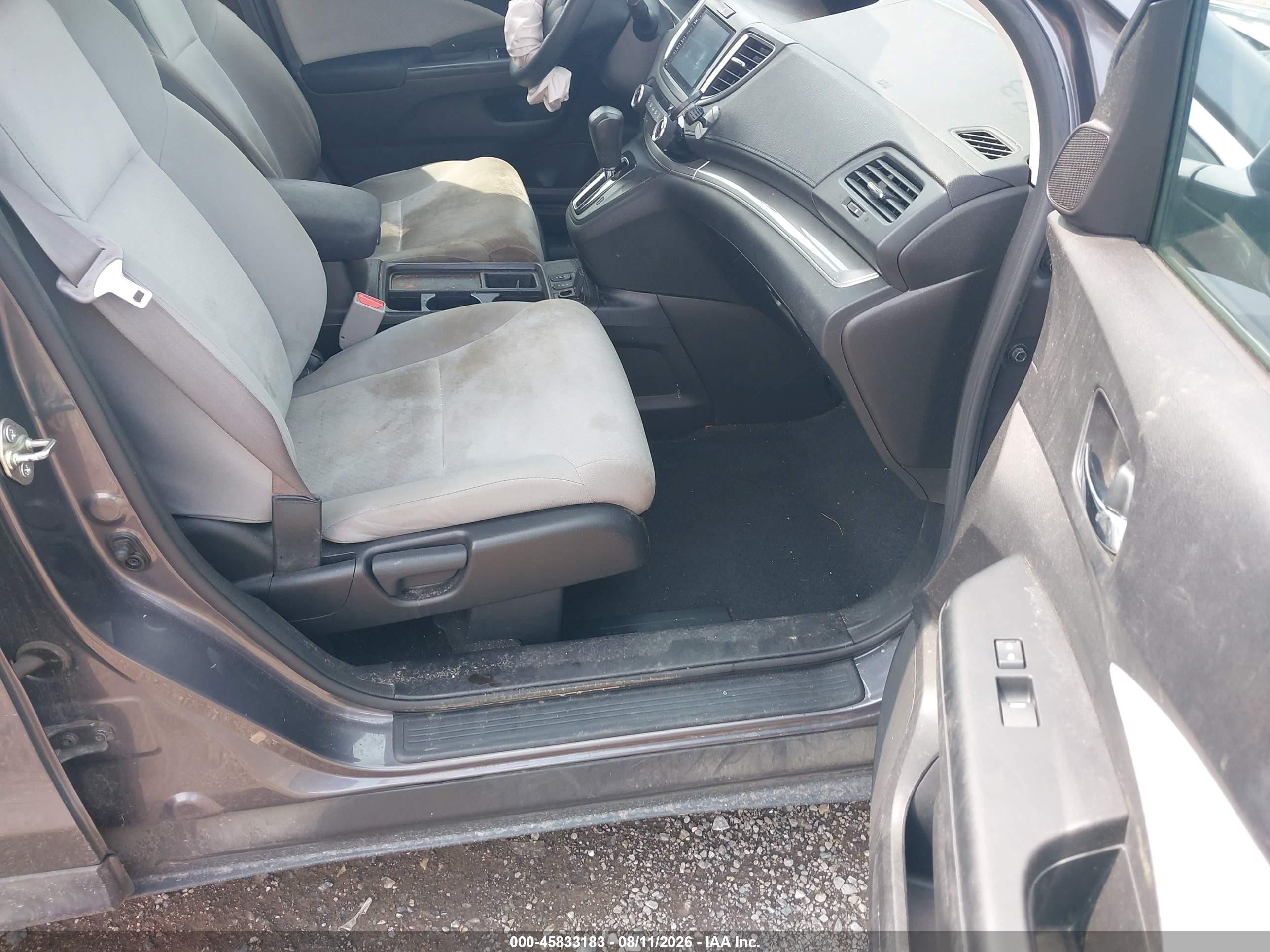 2015 Honda Cr-v Ex Gray vin: 2HKRM4H58FH692975