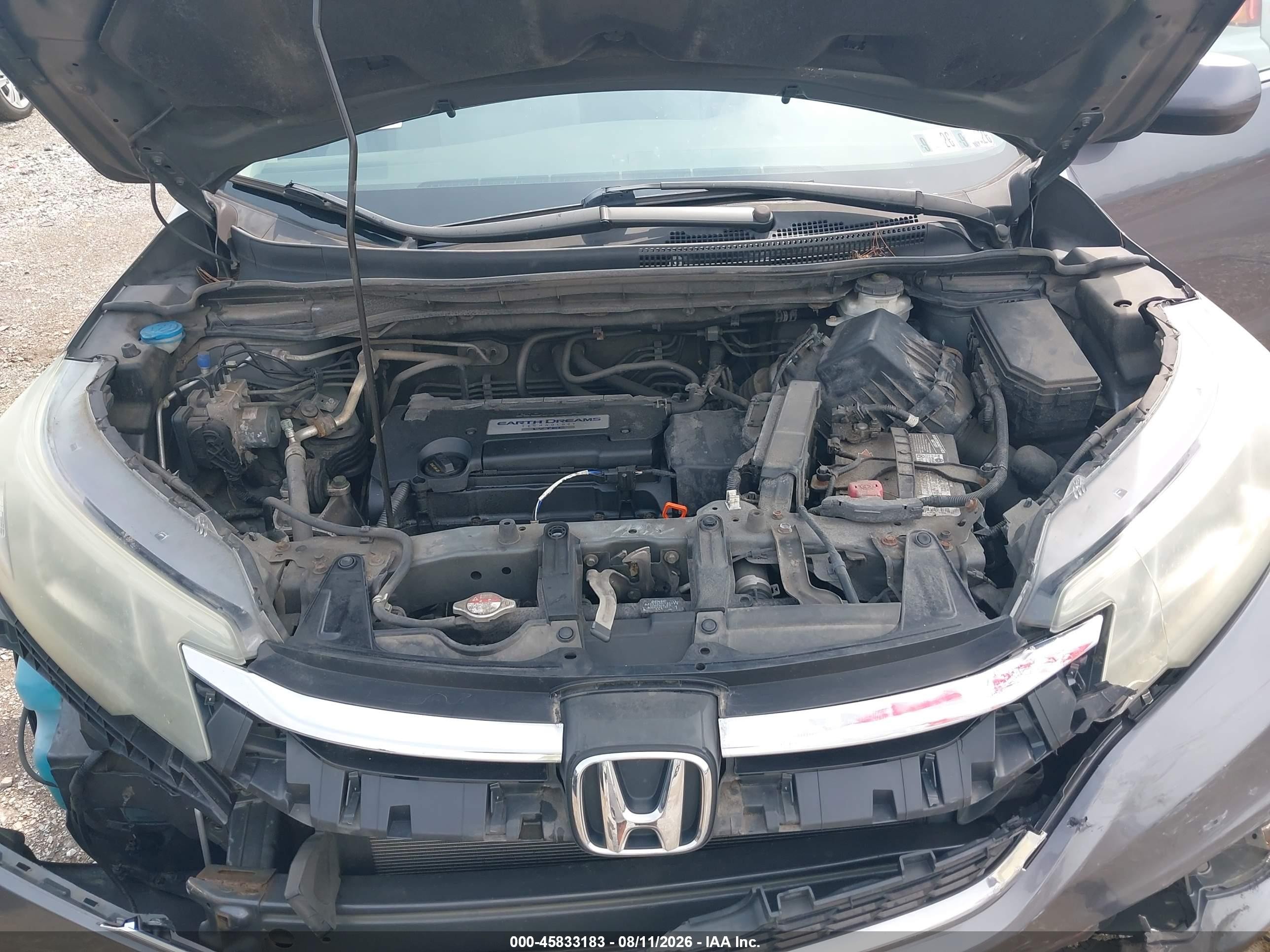 2015 Honda Cr-v Ex Gray vin: 2HKRM4H58FH692975