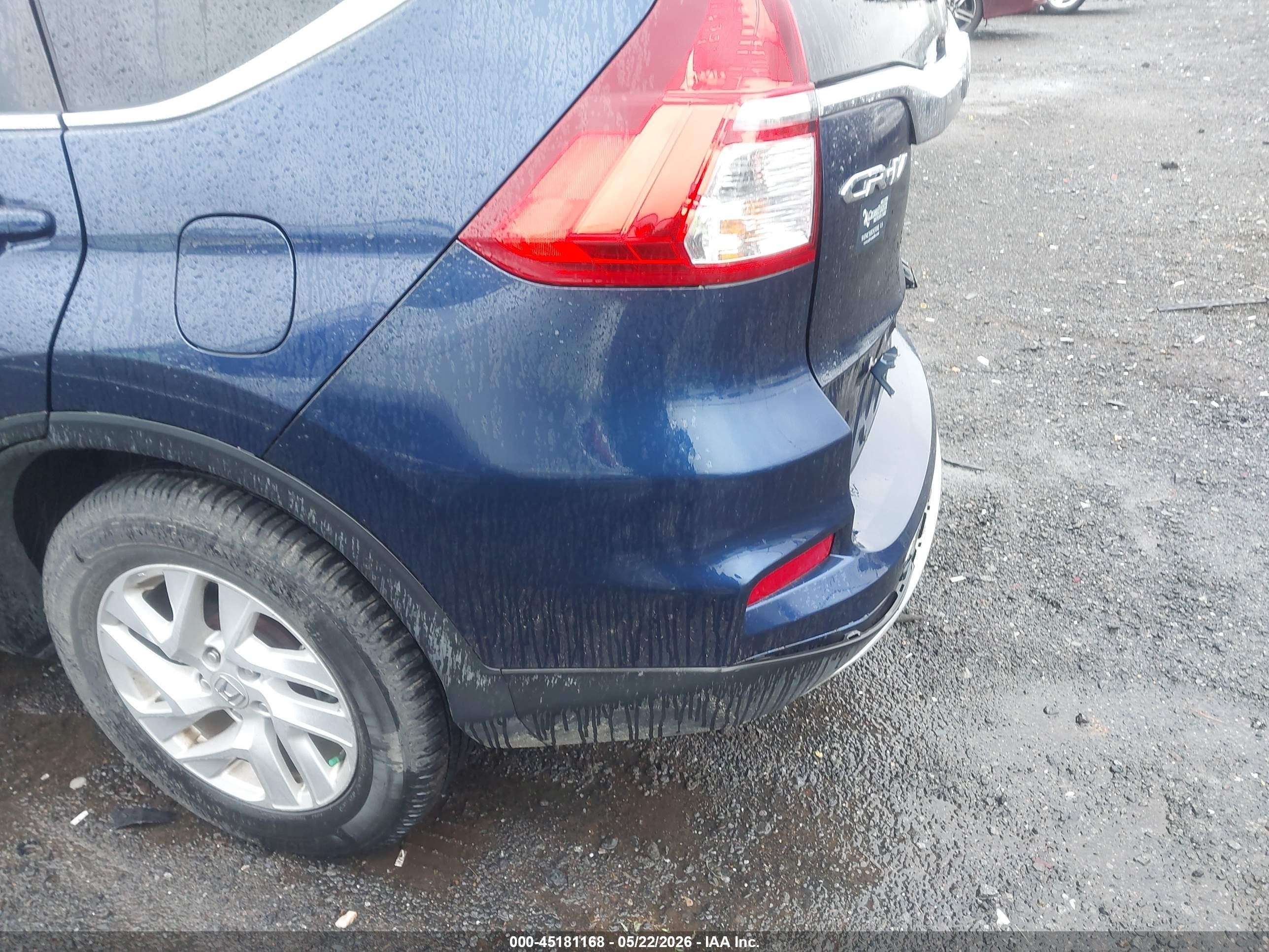 2016 Honda Cr-v Ex Blue vin: 2HKRM4H58GH627755