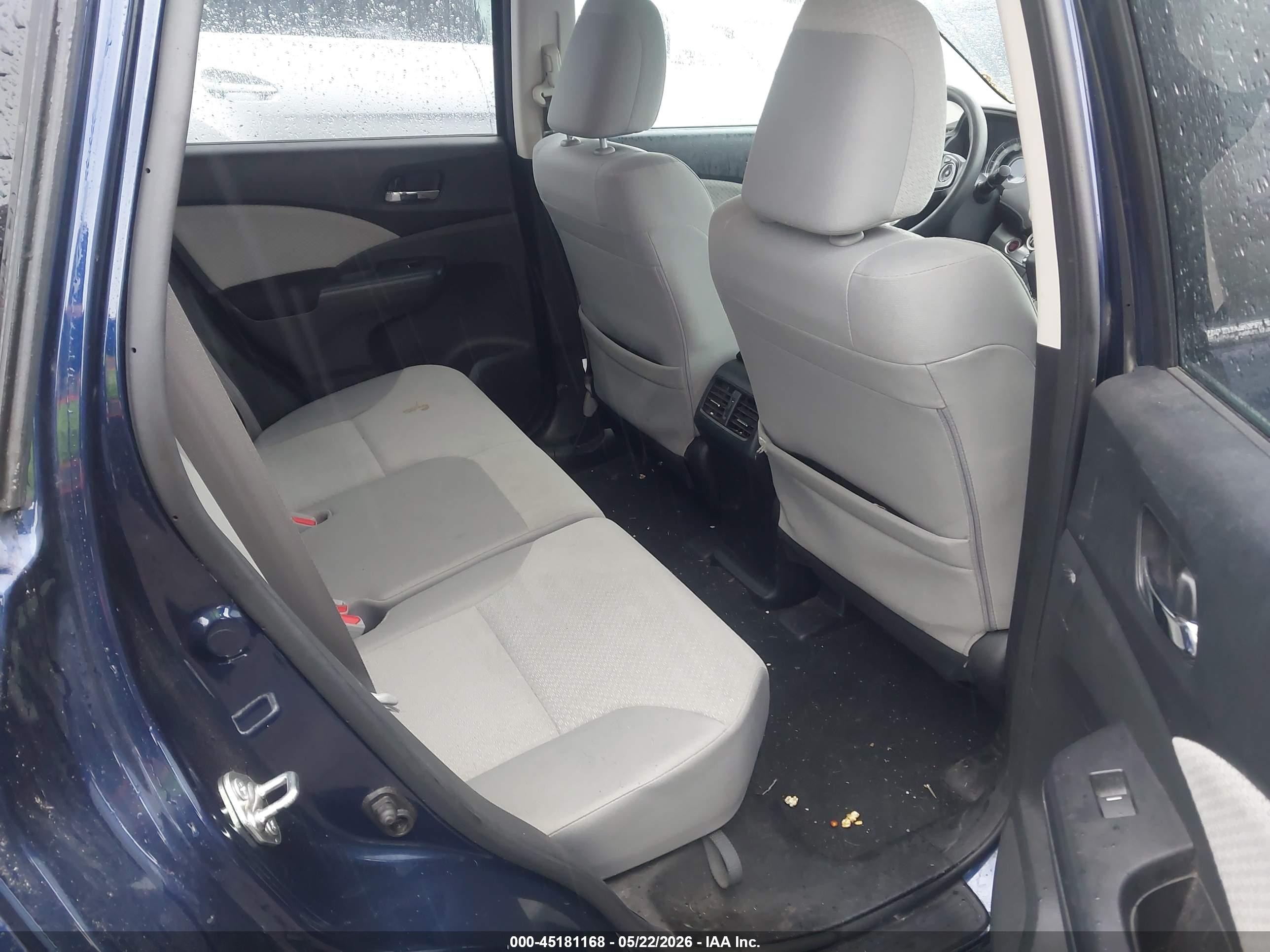 2016 Honda Cr-v Ex Blue vin: 2HKRM4H58GH627755