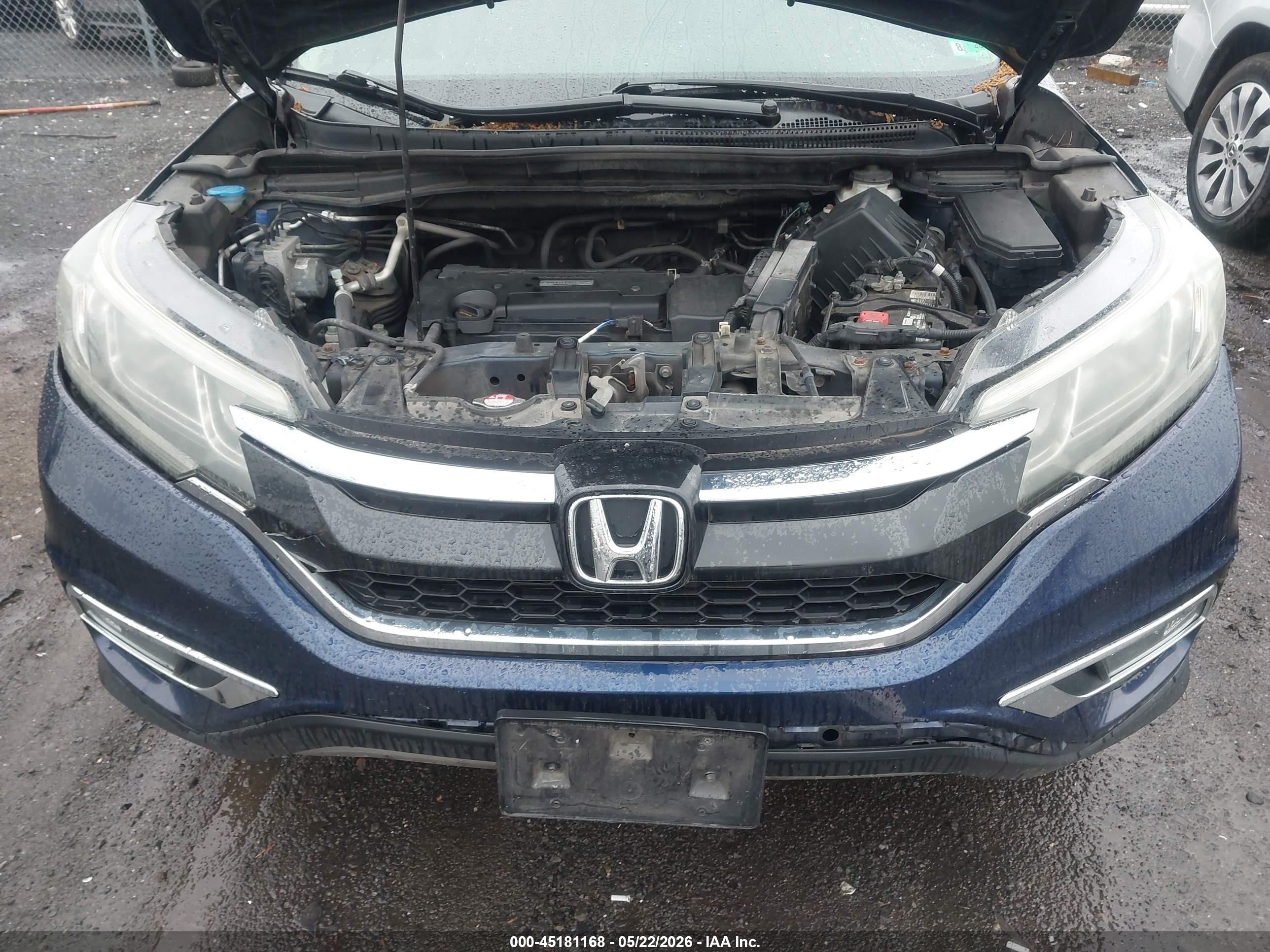 2016 Honda Cr-v Ex Blue vin: 2HKRM4H58GH627755