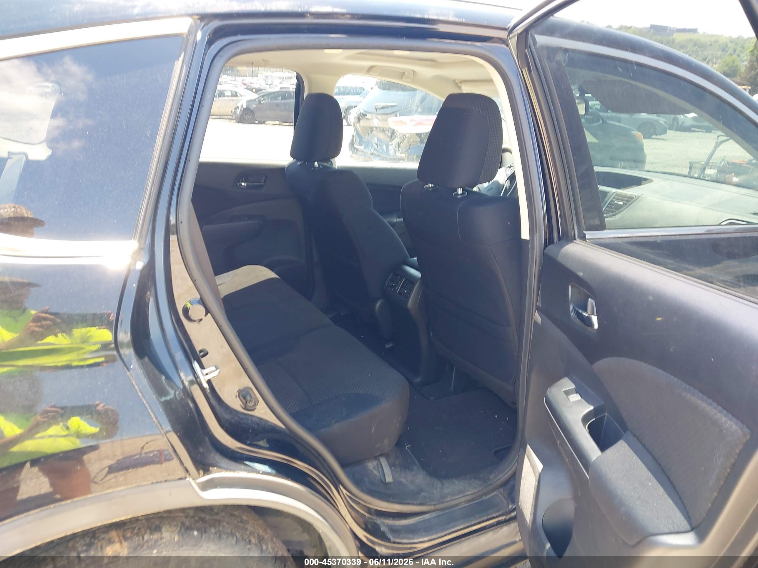 2016 Honda Cr-v Ex Black vin: 2HKRM4H58GH655751