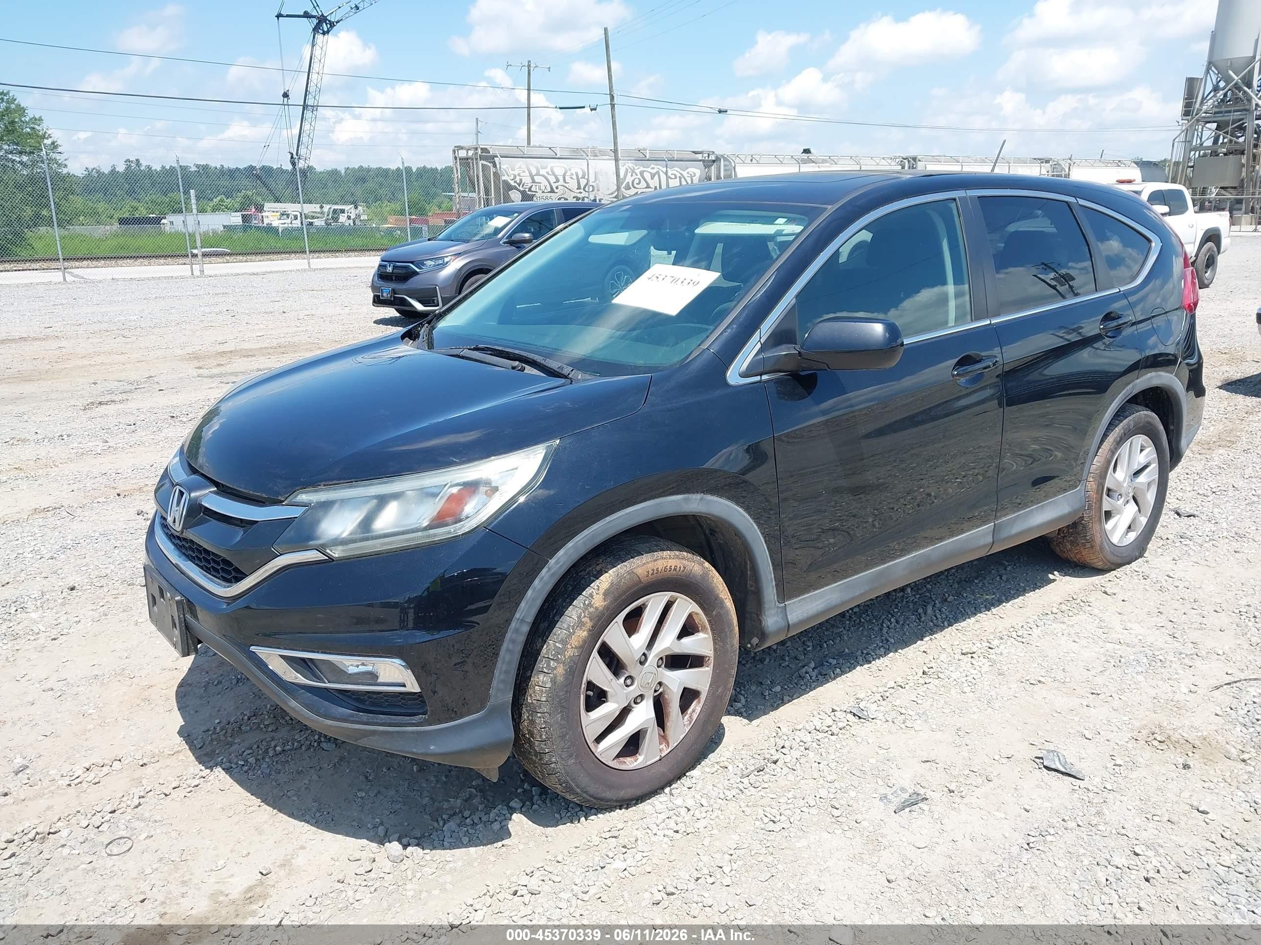 2016 Honda Cr-v Ex Black vin: 2HKRM4H58GH655751