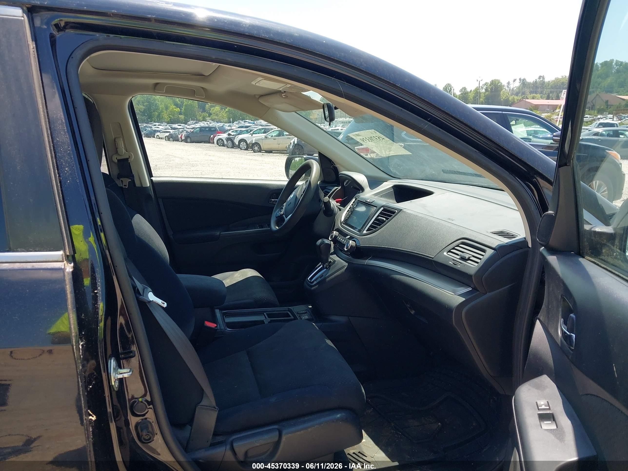 2016 Honda Cr-v Ex Black vin: 2HKRM4H58GH655751