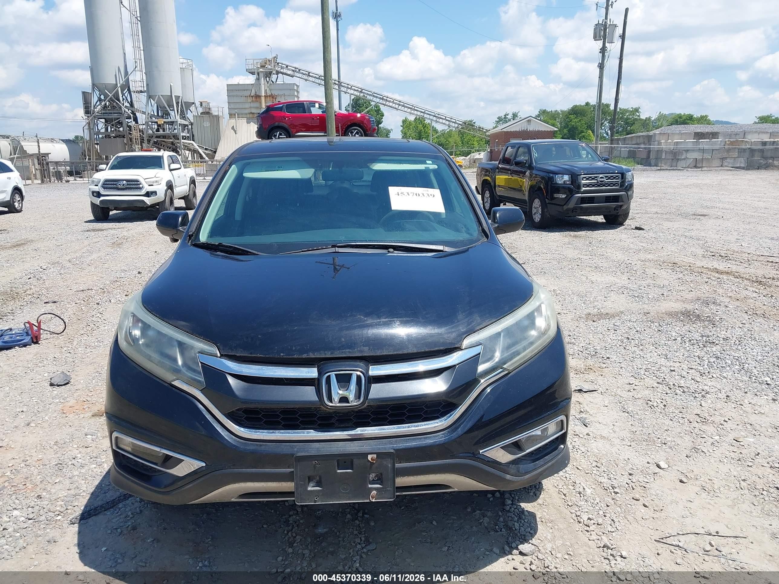 2016 Honda Cr-v Ex Black vin: 2HKRM4H58GH655751