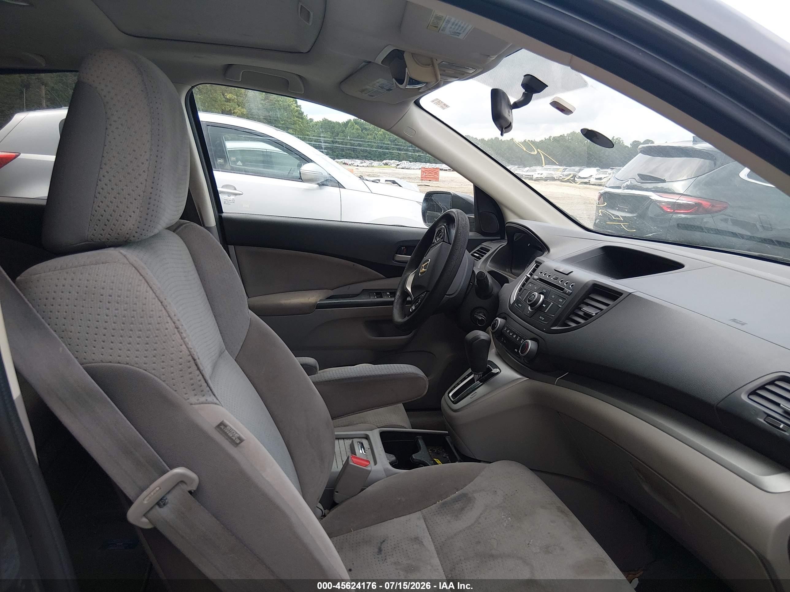 2012 Honda Cr-v Ex Серый vin: 2HKRM4H59CH608142