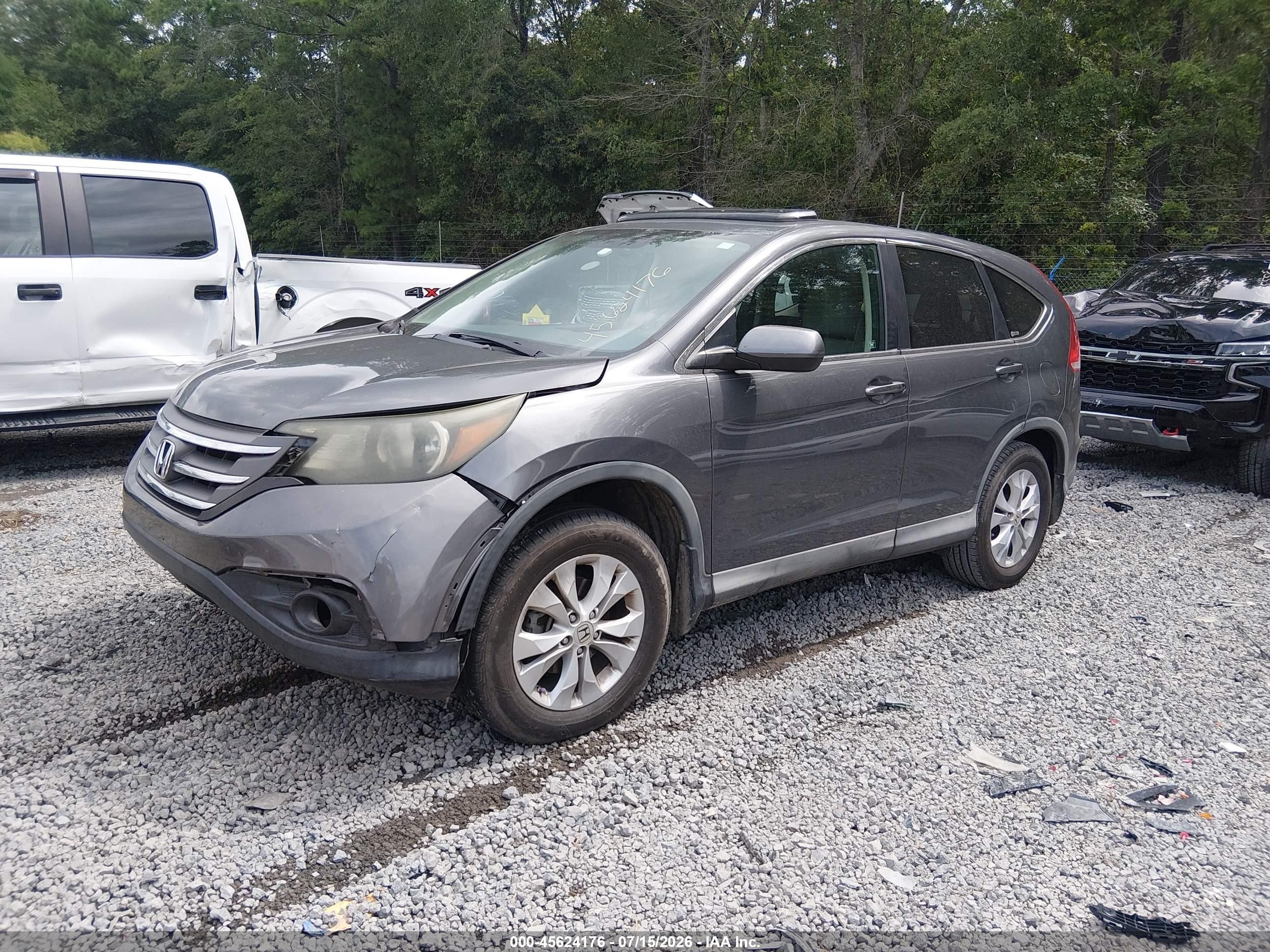 2012 Honda Cr-v Ex Серый vin: 2HKRM4H59CH608142
