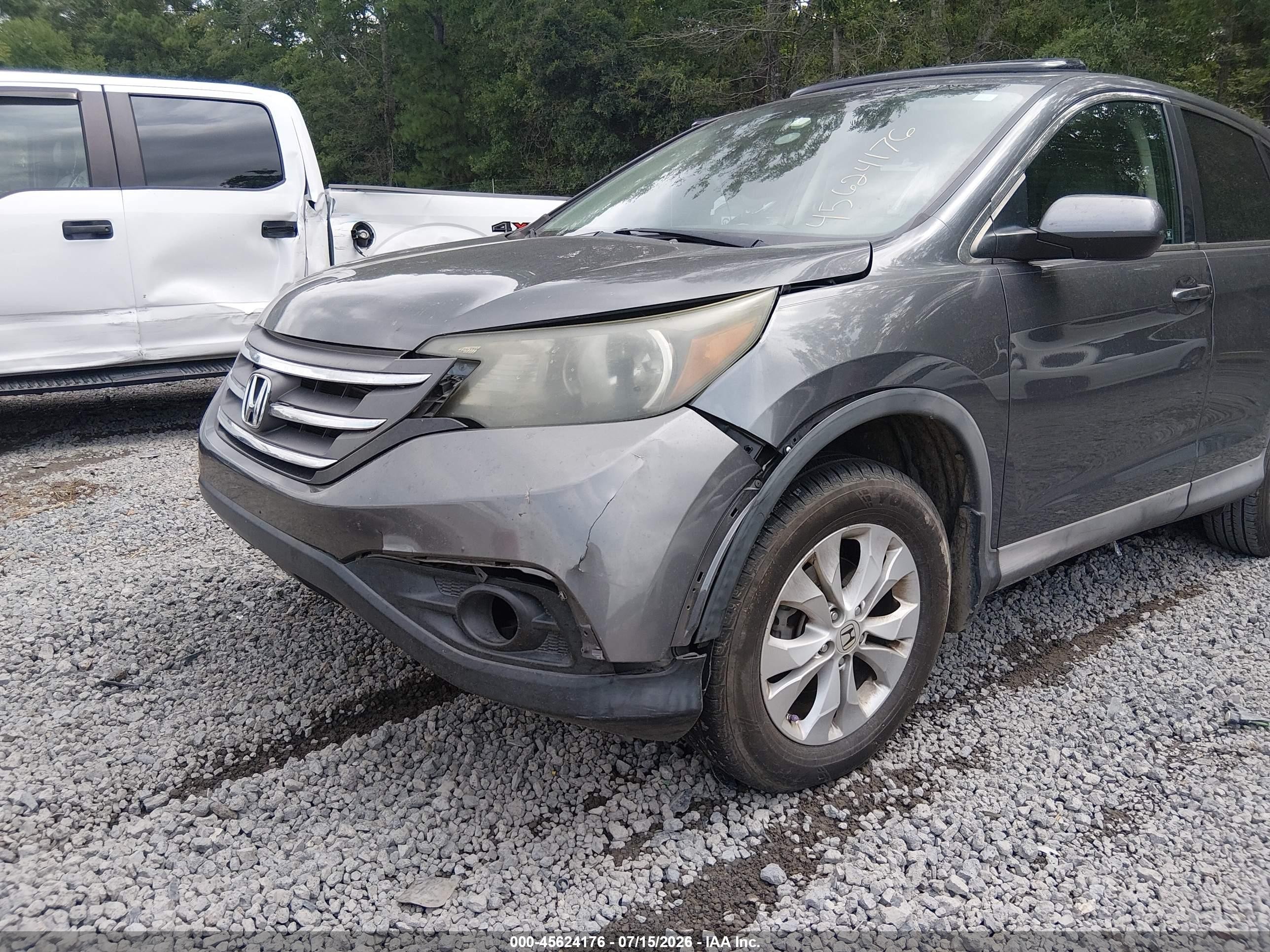 2012 Honda Cr-v Ex Серый vin: 2HKRM4H59CH608142