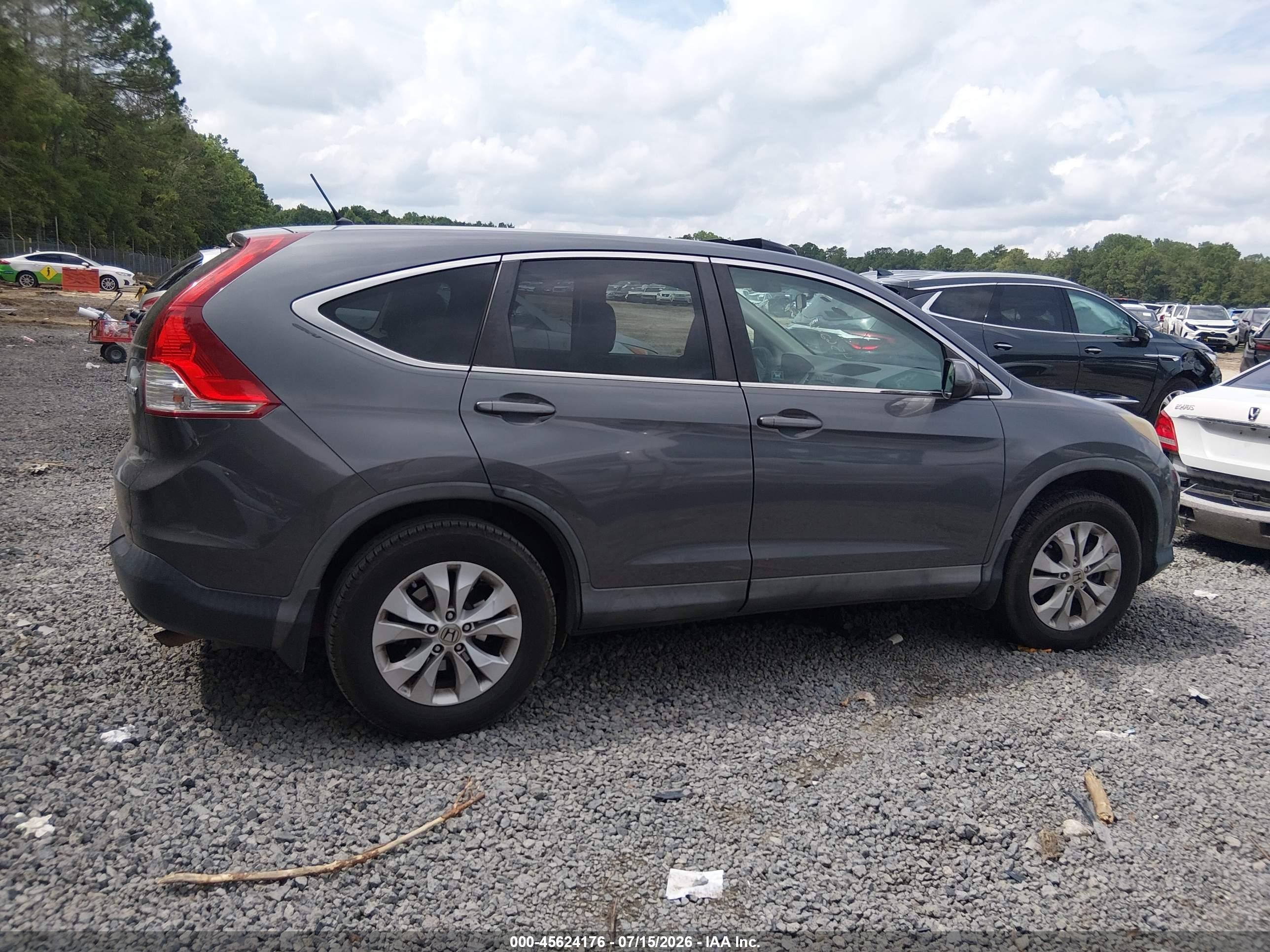 2012 Honda Cr-v Ex Серый vin: 2HKRM4H59CH608142