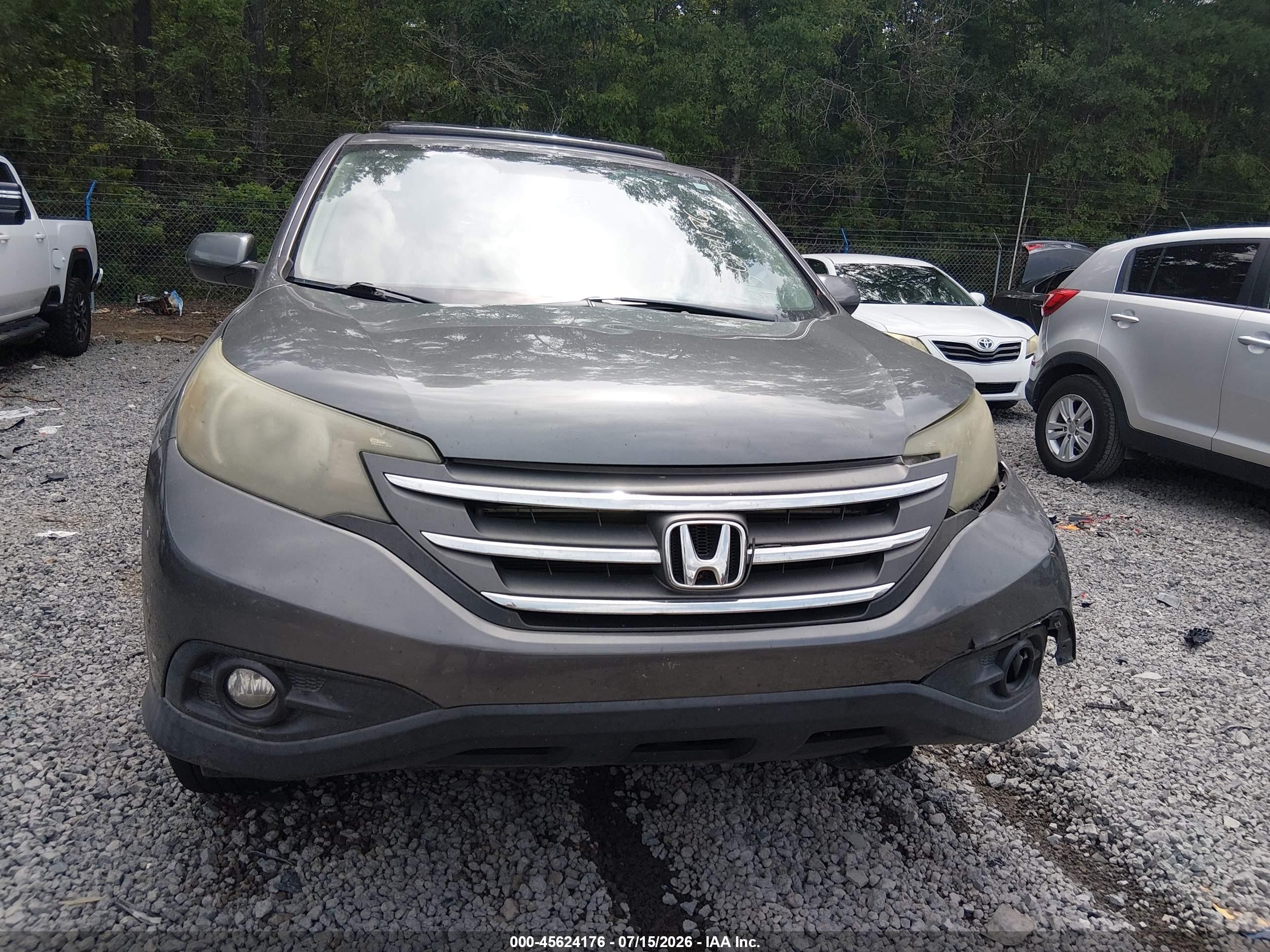2012 Honda Cr-v Ex Серый vin: 2HKRM4H59CH608142