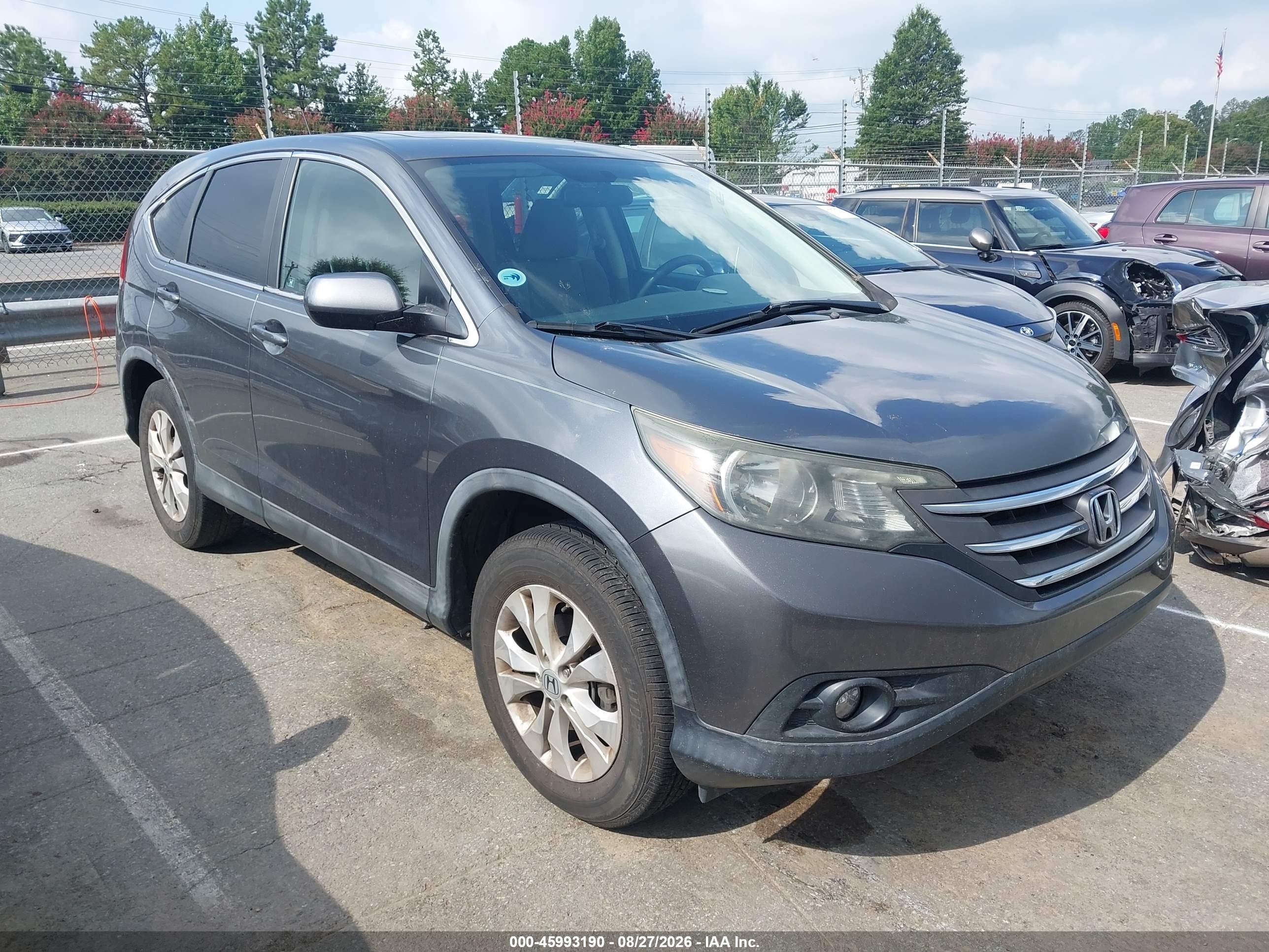 2012 Honda Cr-v Ex Gray vin: 2HKRM4H59CH620310