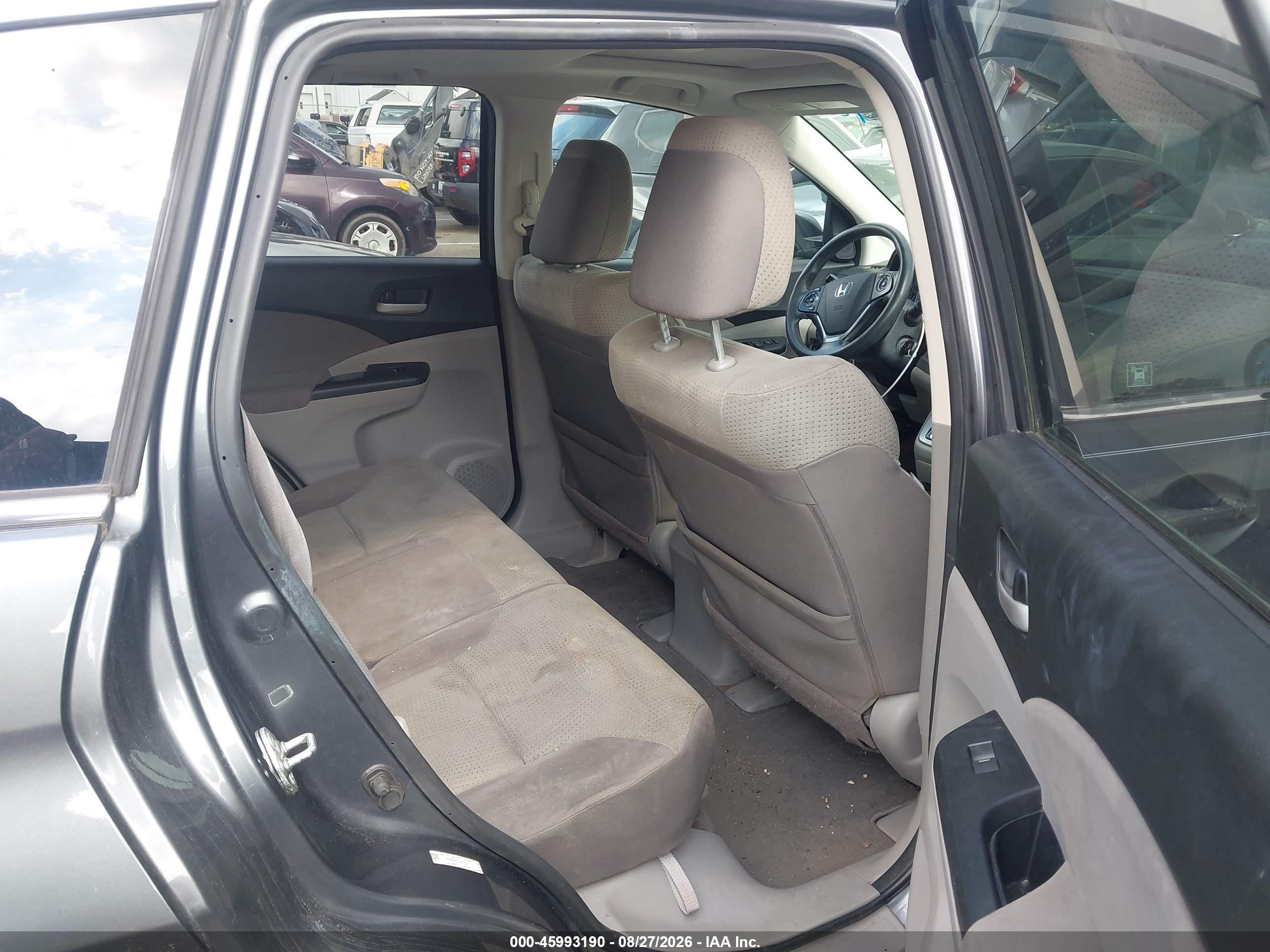 2012 Honda Cr-v Ex Серый vin: 2HKRM4H59CH620310