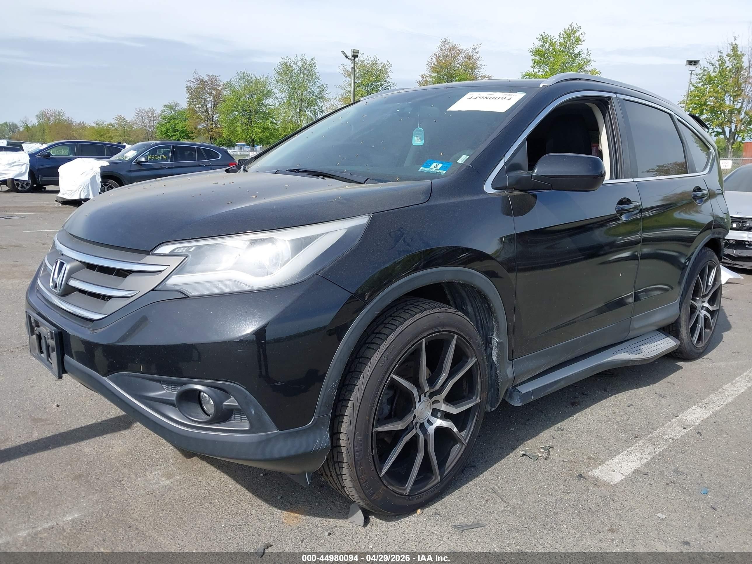 2012 Honda Cr-v Ex Black vin: 2HKRM4H59CH626947