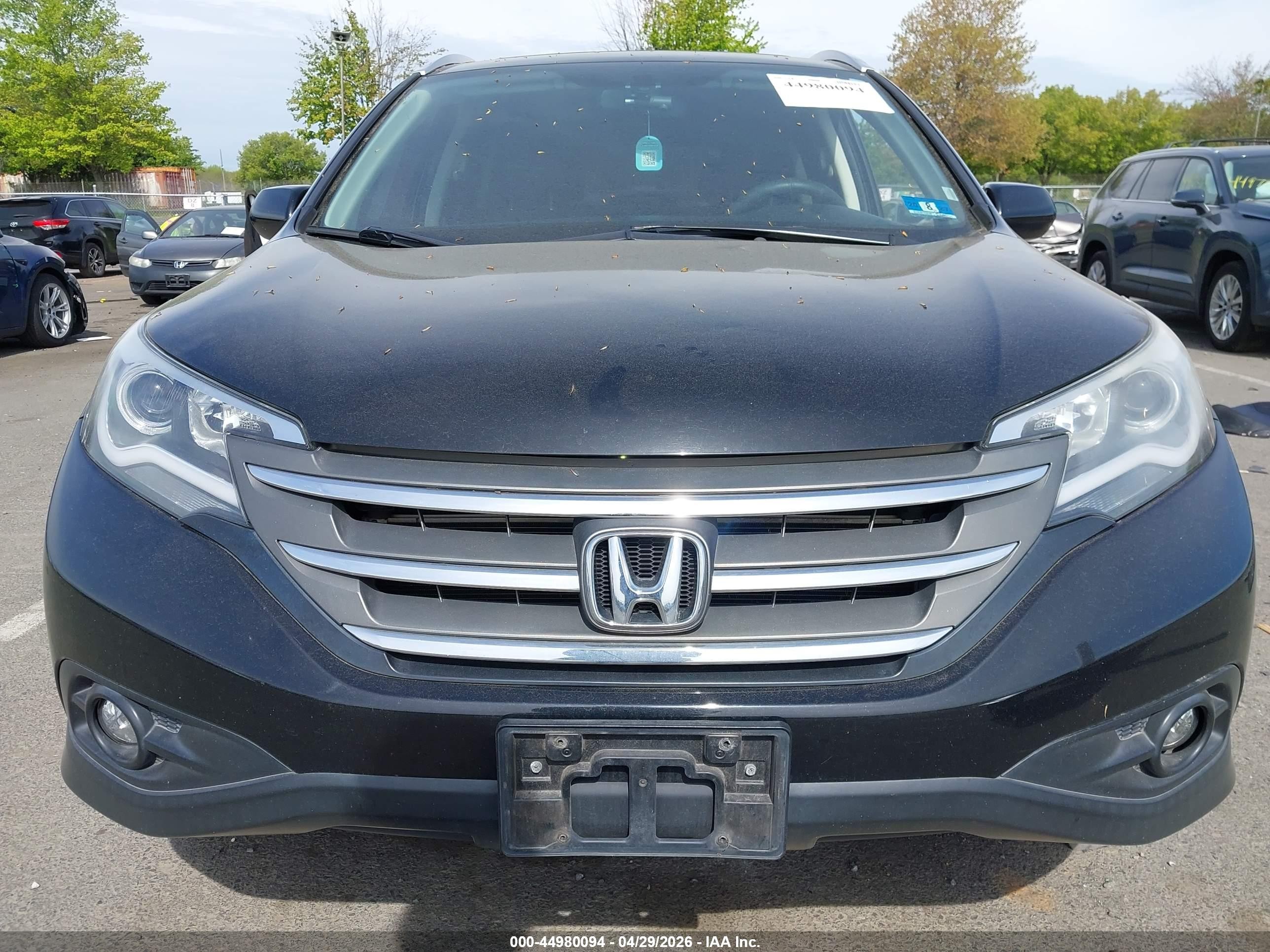 2012 Honda Cr-v Ex Black vin: 2HKRM4H59CH626947