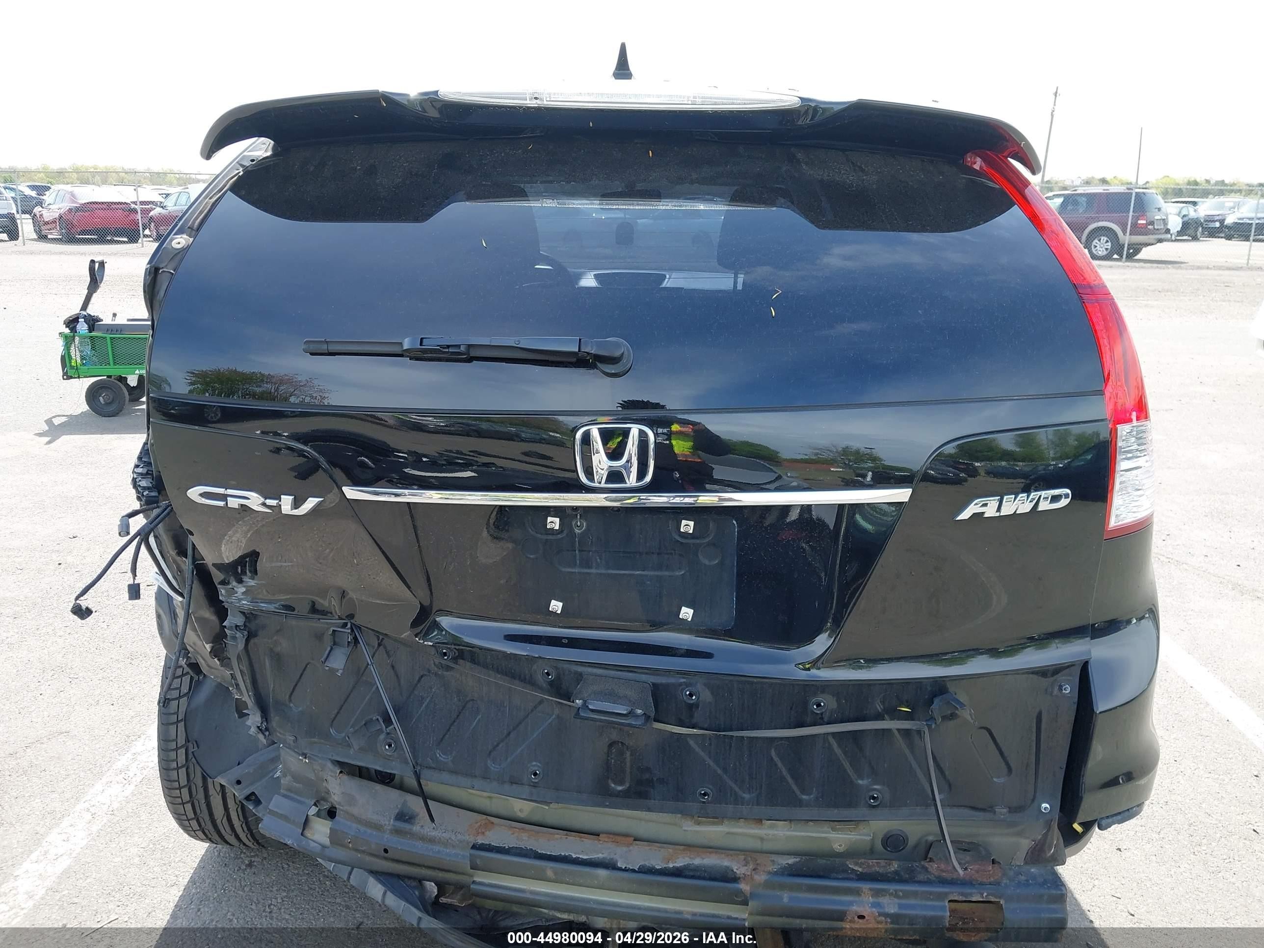 2012 Honda Cr-v Ex Black vin: 2HKRM4H59CH626947