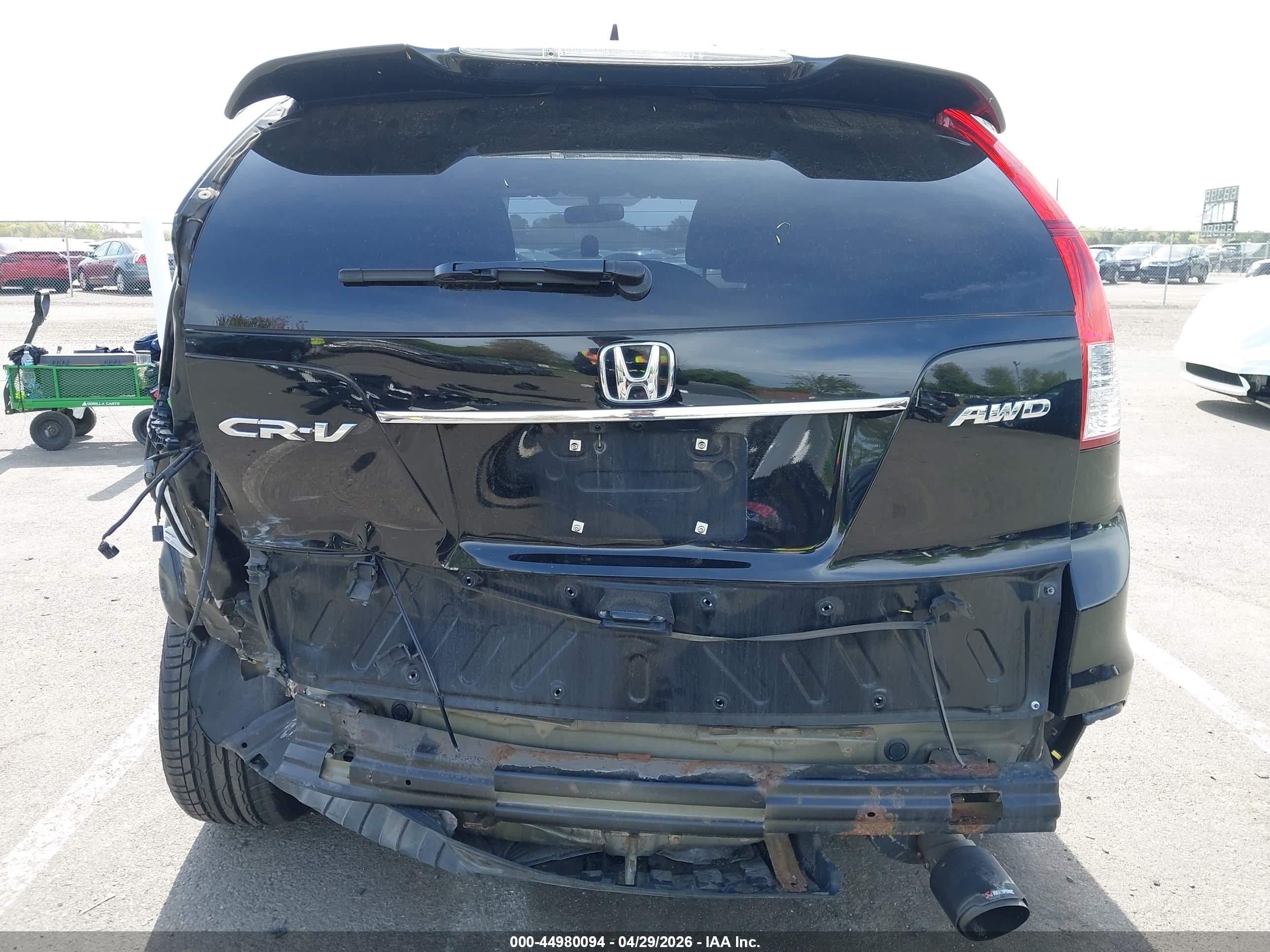 2012 Honda Cr-v Ex Black vin: 2HKRM4H59CH626947