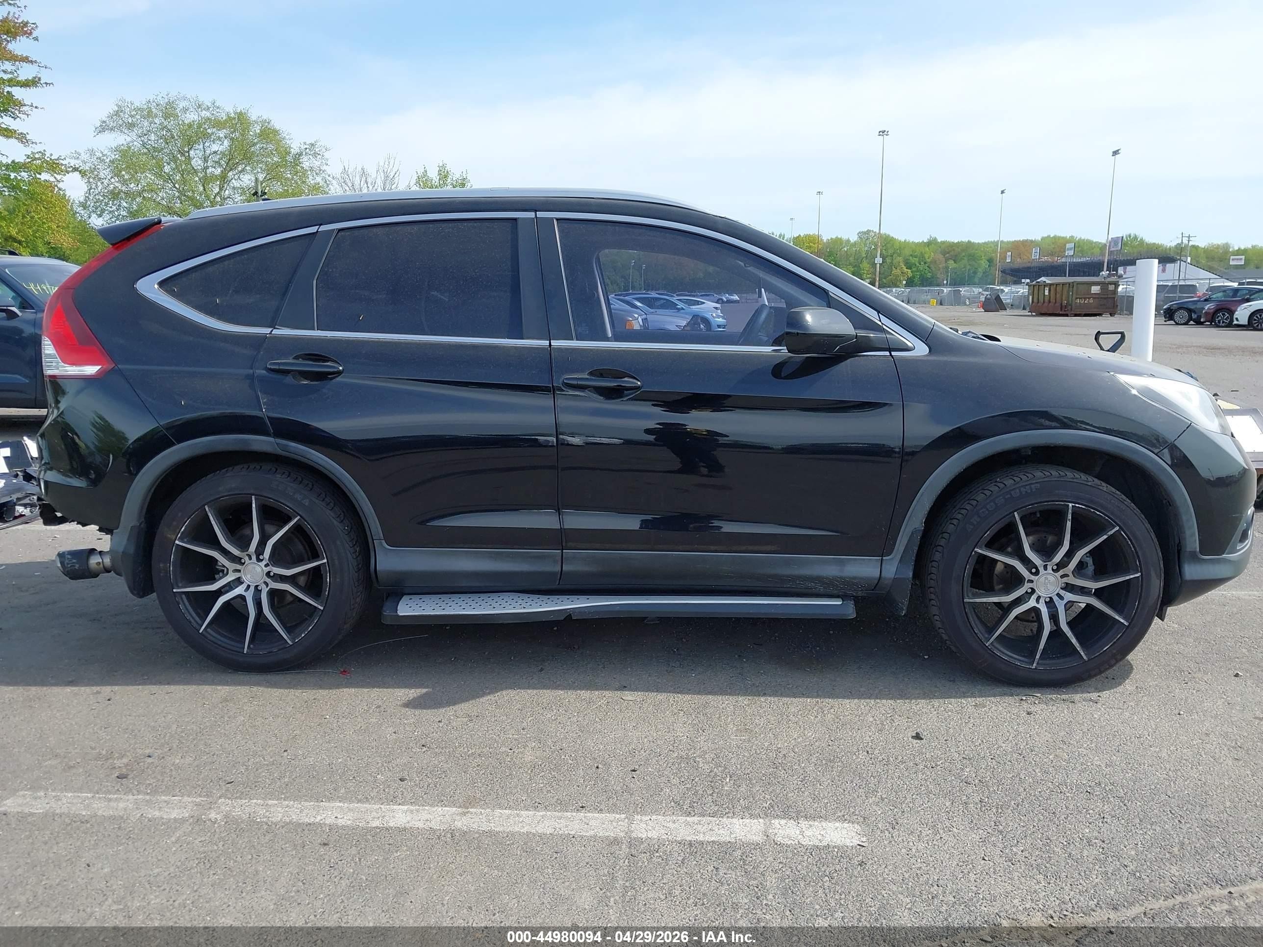 2012 Honda Cr-v Ex Black vin: 2HKRM4H59CH626947