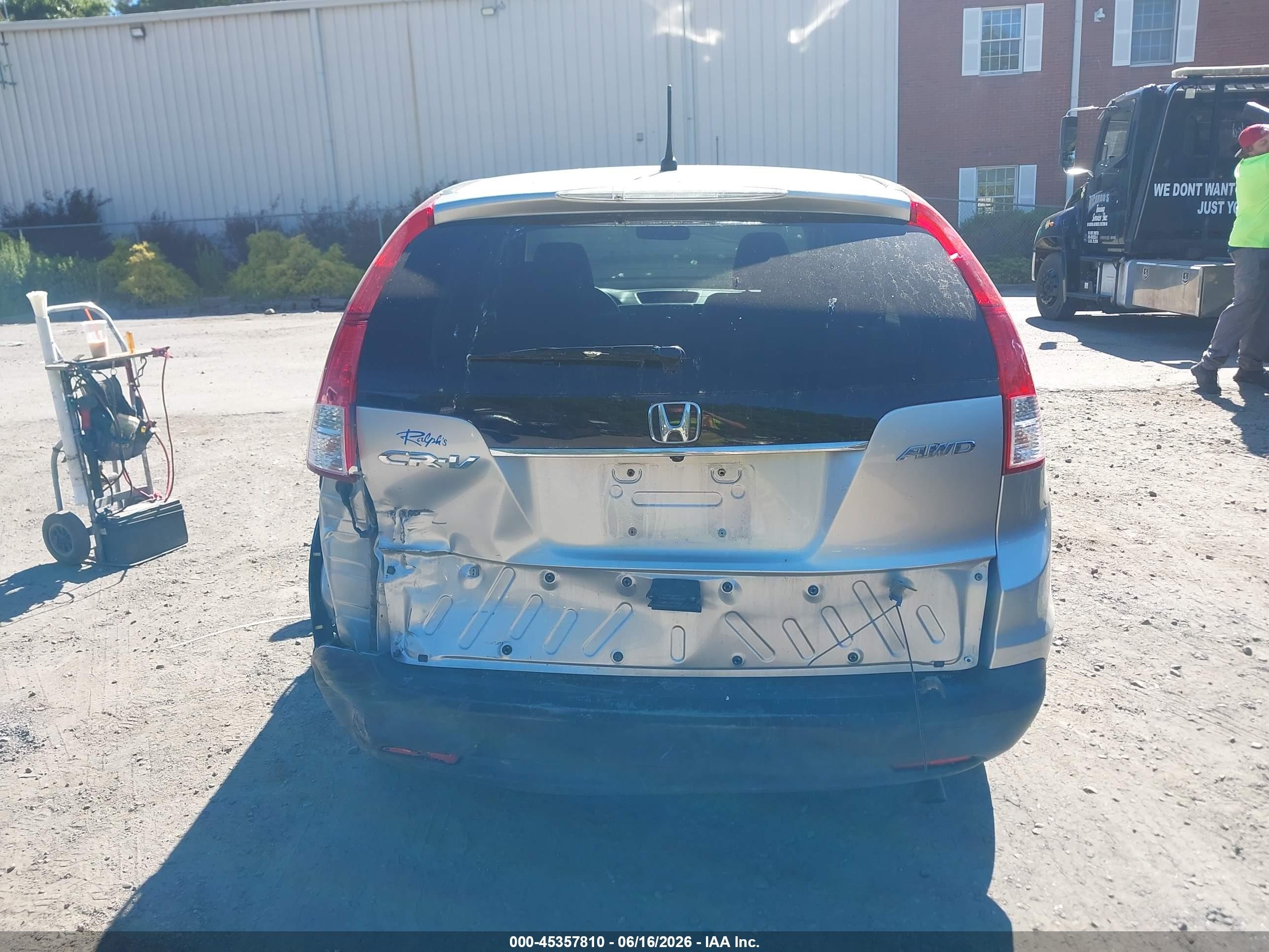 2012 Honda Cr-v Ex Silver vin: 2HKRM4H59CH631601