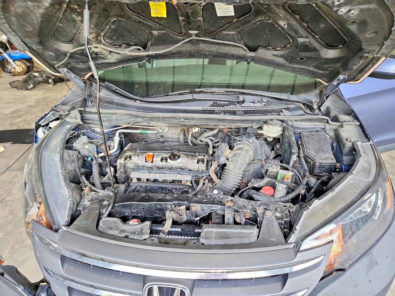 2013 Honda Cr-v Ex Blue vin: 2HKRM4H59DH604786