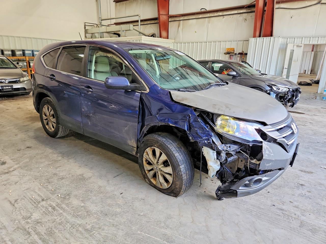 2013 Honda Cr-v Ex Blue vin: 2HKRM4H59DH604786