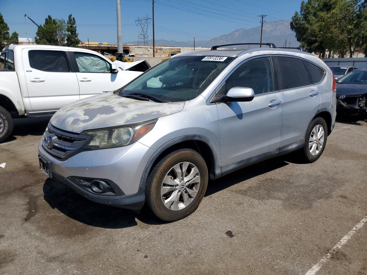 2013 Honda Cr-v Ex Серебряный vin: 2HKRM4H59DH609678