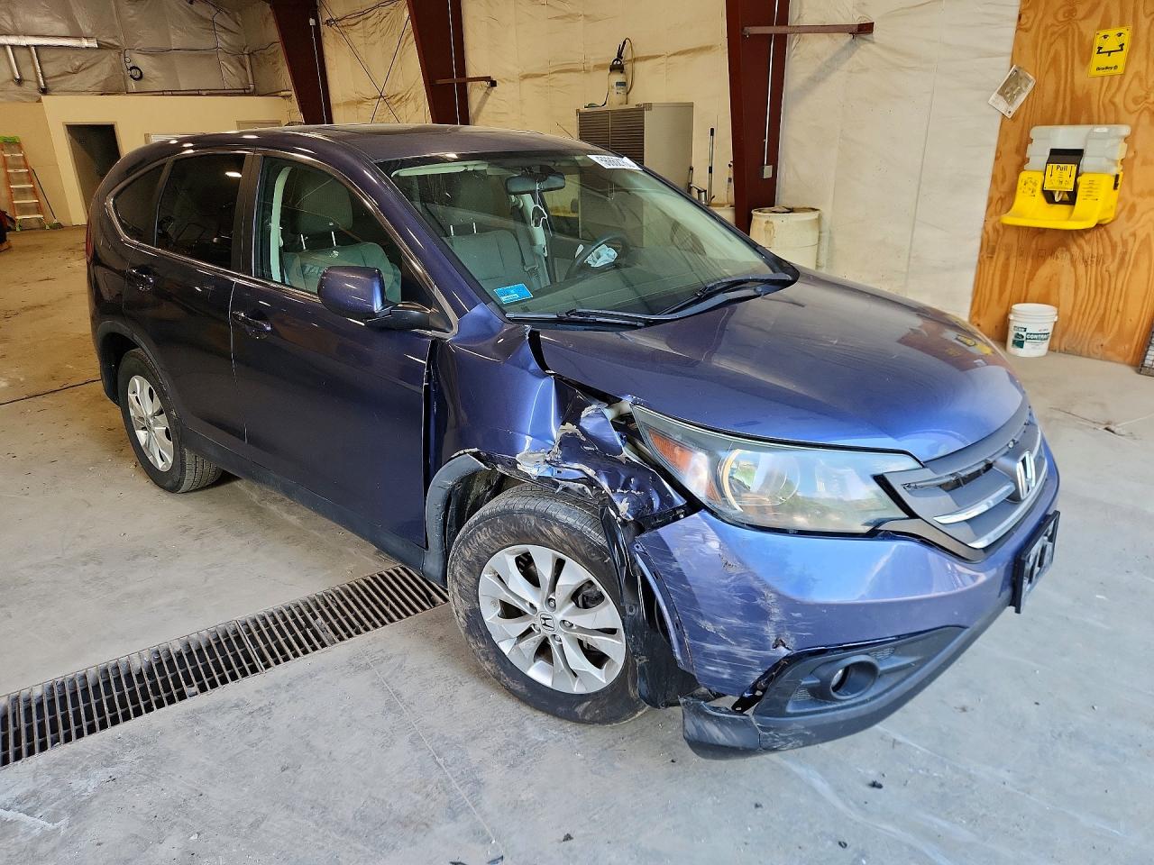 2013 Honda Cr-v Ex Blue vin: 2HKRM4H59DH619689