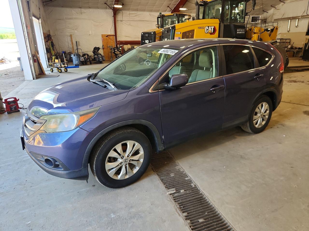 2013 Honda Cr-v Ex Blue vin: 2HKRM4H59DH619689