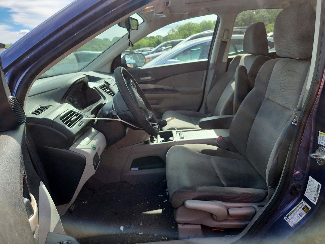 2013 Honda Cr-v Ex Blue vin: 2HKRM4H59DH625007