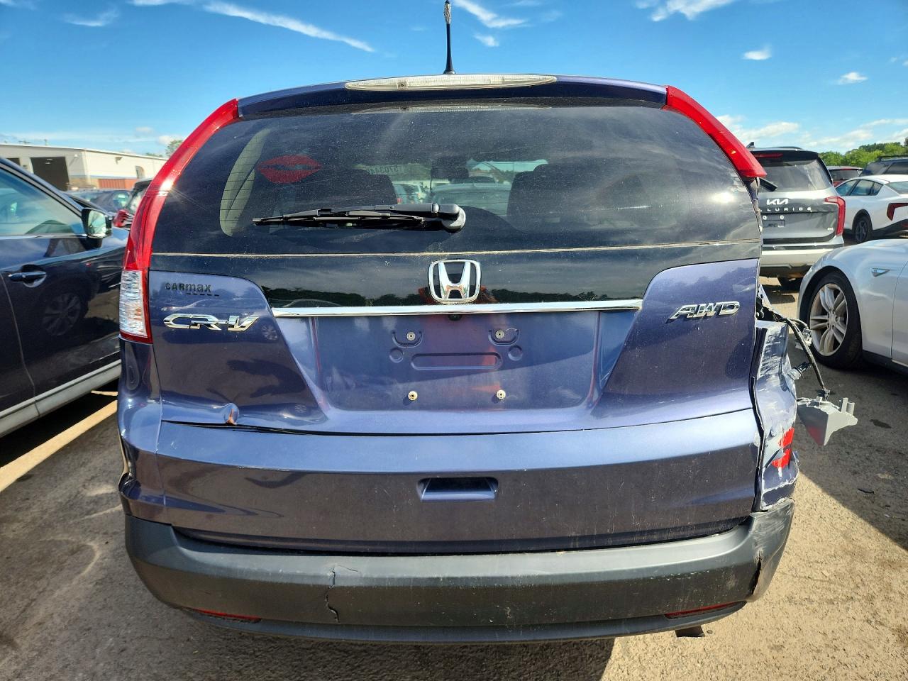 2013 Honda Cr-v Ex Blue vin: 2HKRM4H59DH625007