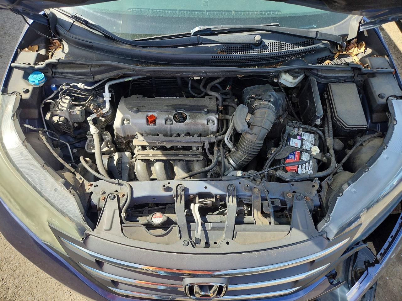 2013 Honda Cr-v Ex Blue vin: 2HKRM4H59DH625007