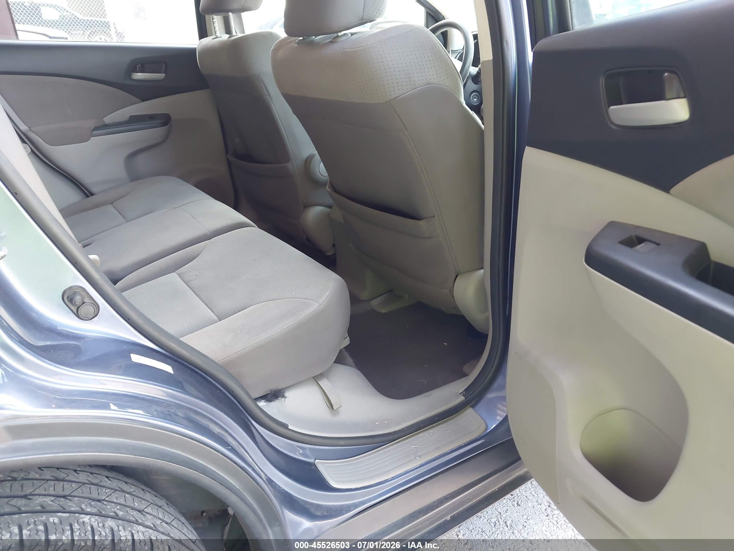 2013 Honda Cr-v Ex Синий vin: 2HKRM4H59DH637982