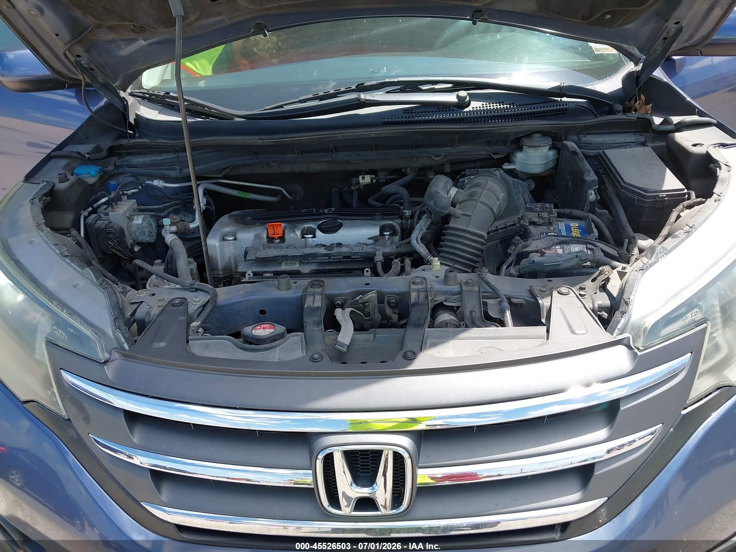 2013 Honda Cr-v Ex Синий vin: 2HKRM4H59DH637982