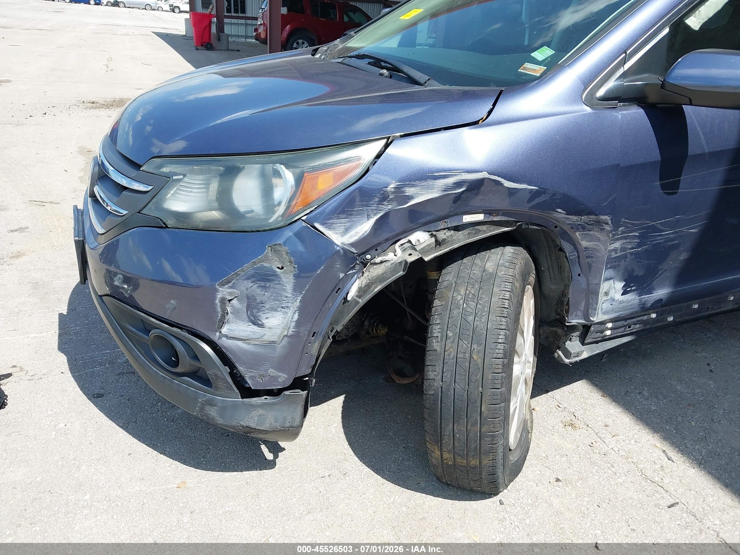 2013 Honda Cr-v Ex Синий vin: 2HKRM4H59DH637982