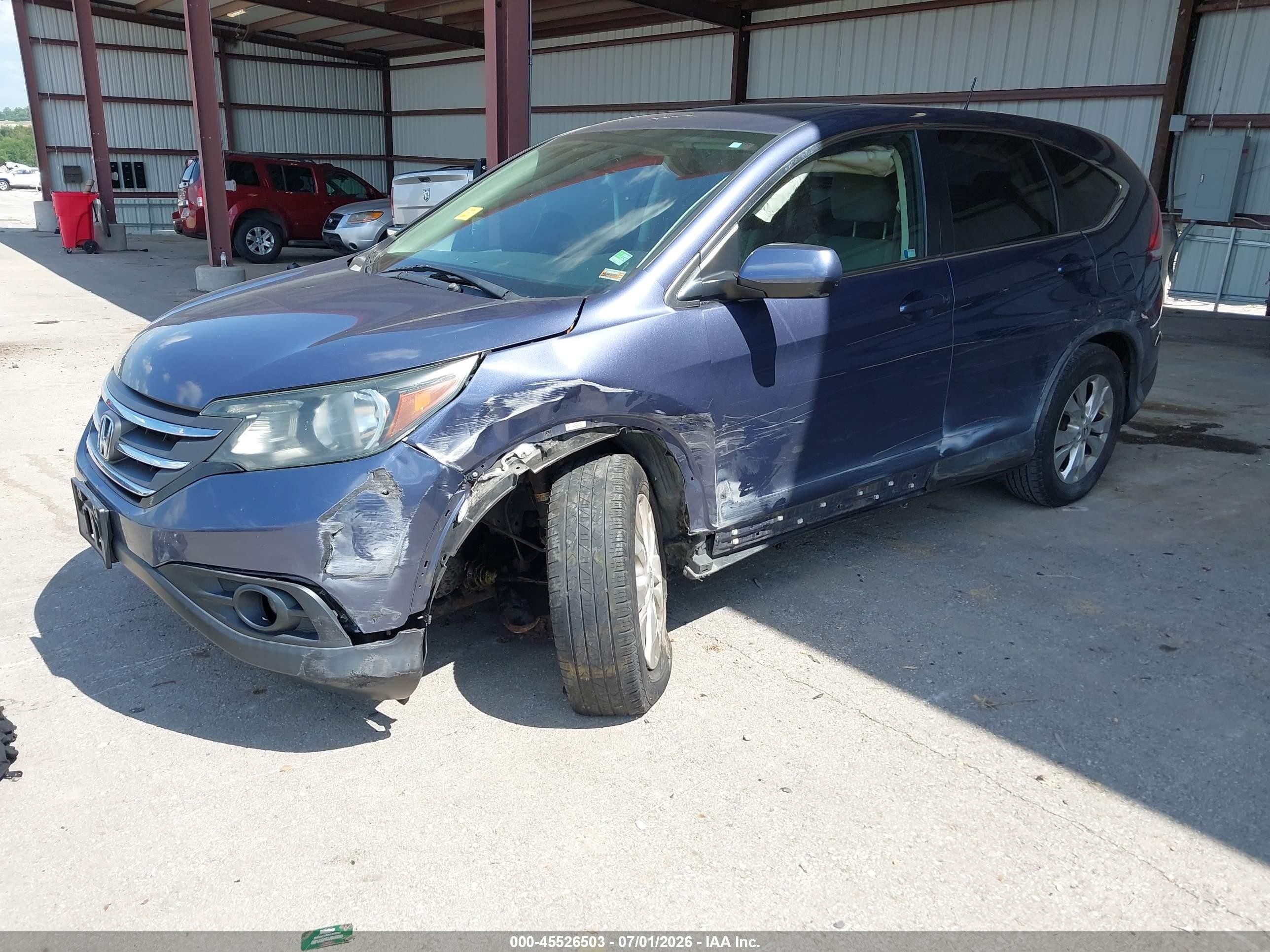 2013 Honda Cr-v Ex Синий vin: 2HKRM4H59DH637982