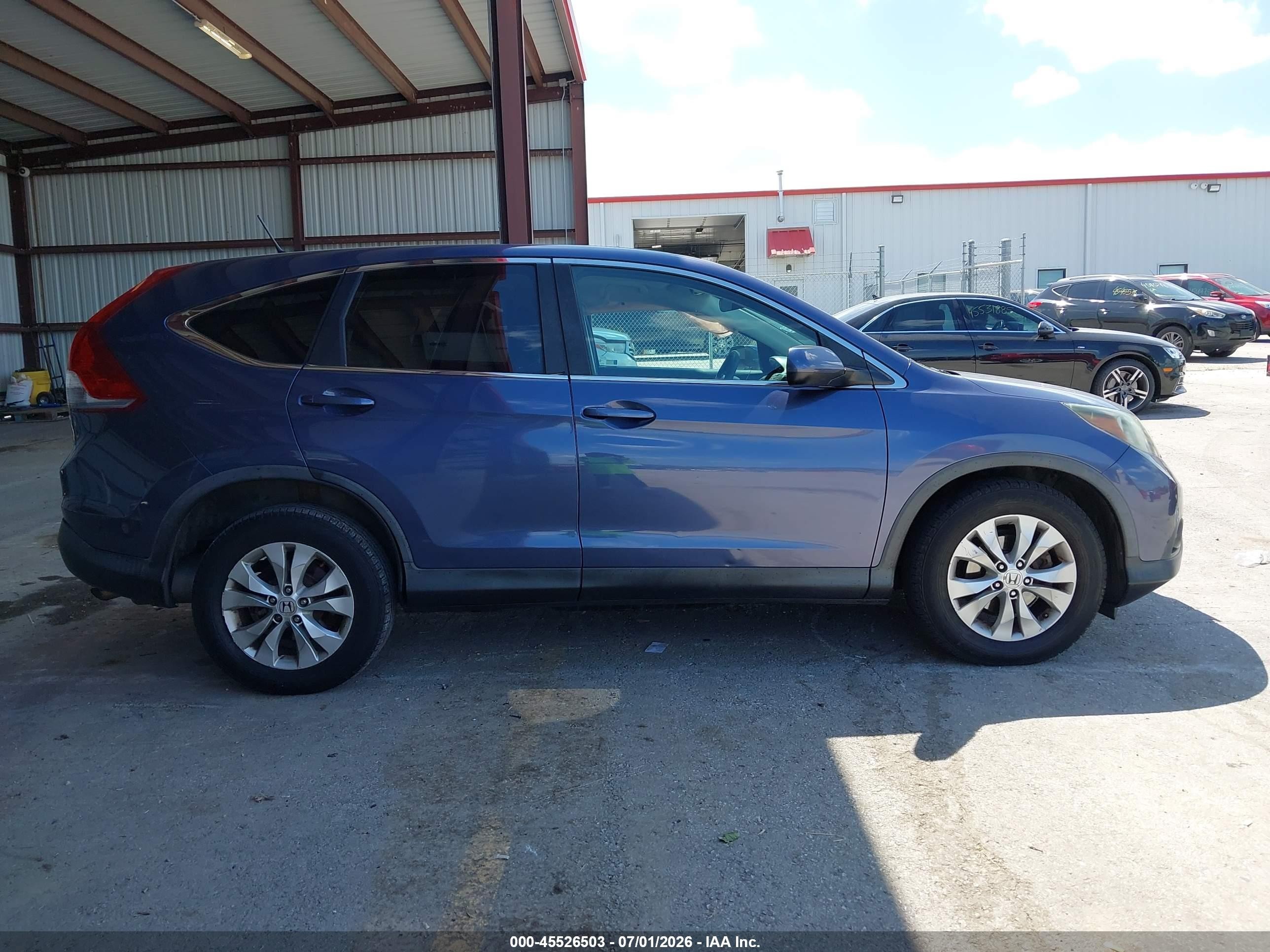 2013 Honda Cr-v Ex Синий vin: 2HKRM4H59DH637982
