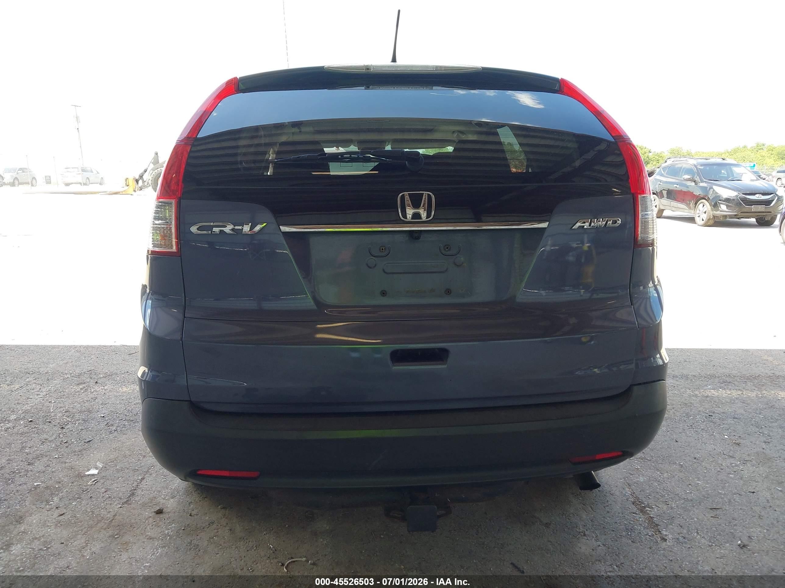 2013 Honda Cr-v Ex Синий vin: 2HKRM4H59DH637982