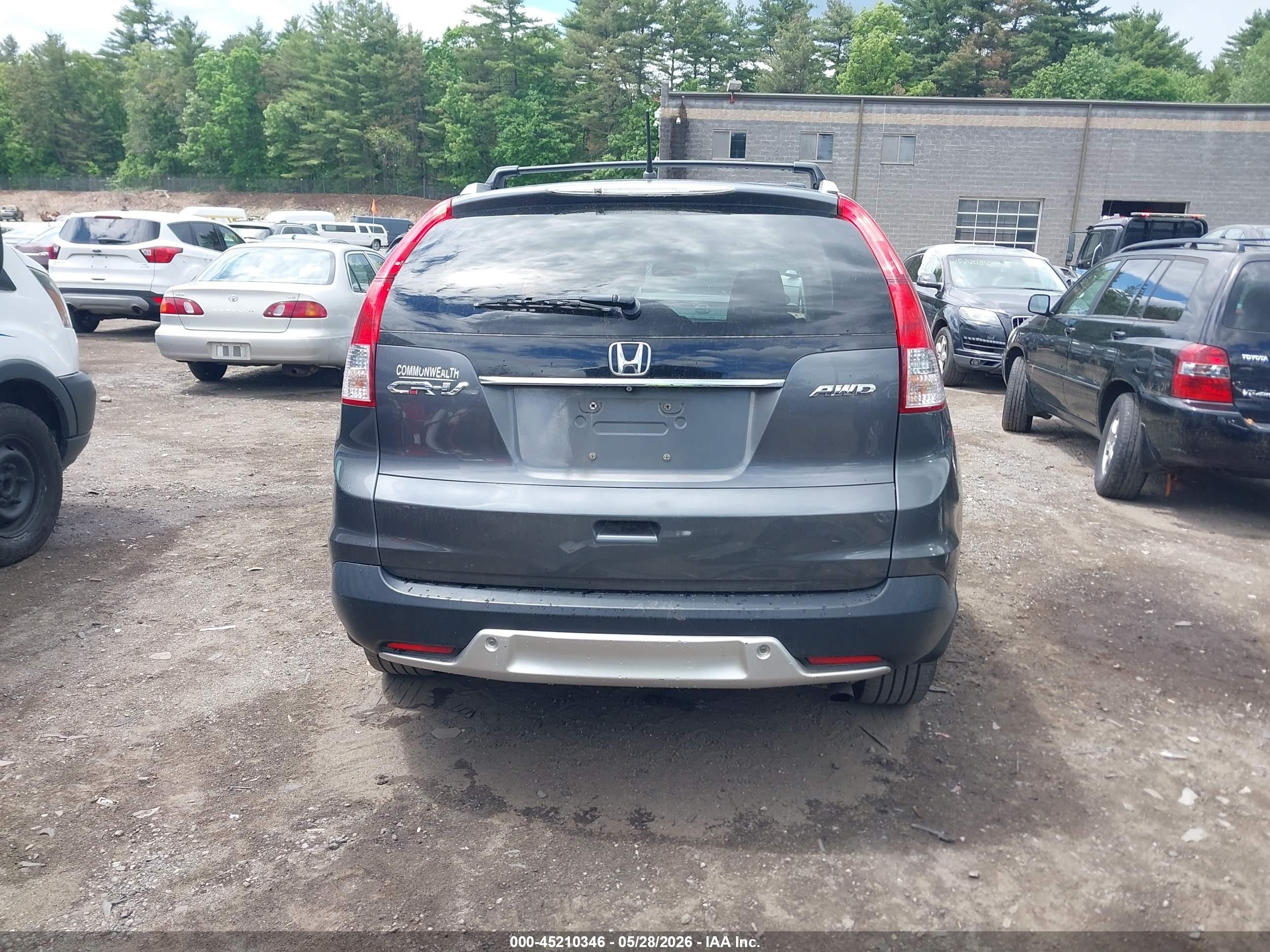 2013 Honda Cr-v Ex Gray vin: 2HKRM4H59DH644169