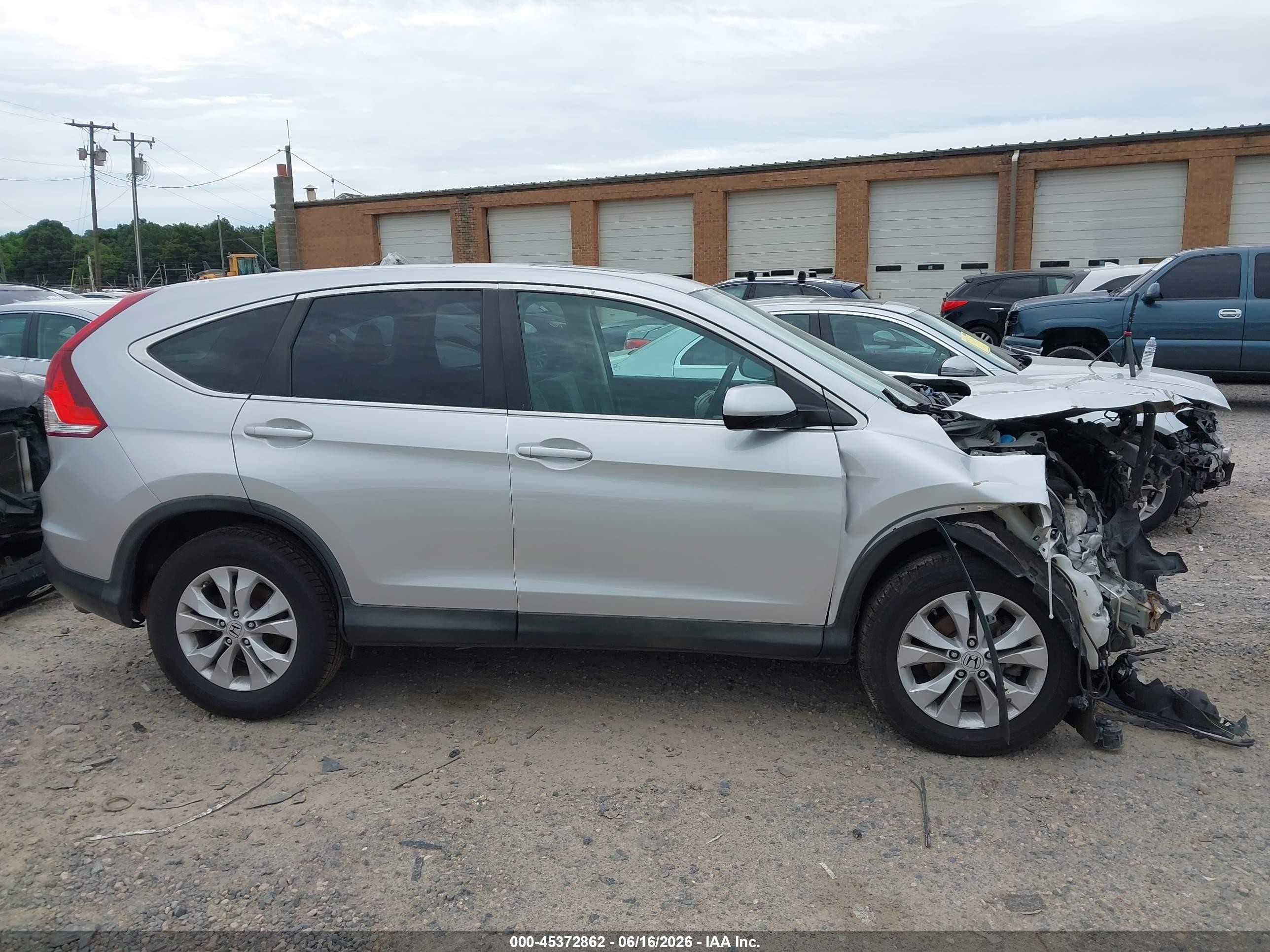 2013 Honda Cr-v Ex Silver vin: 2HKRM4H59DH679262