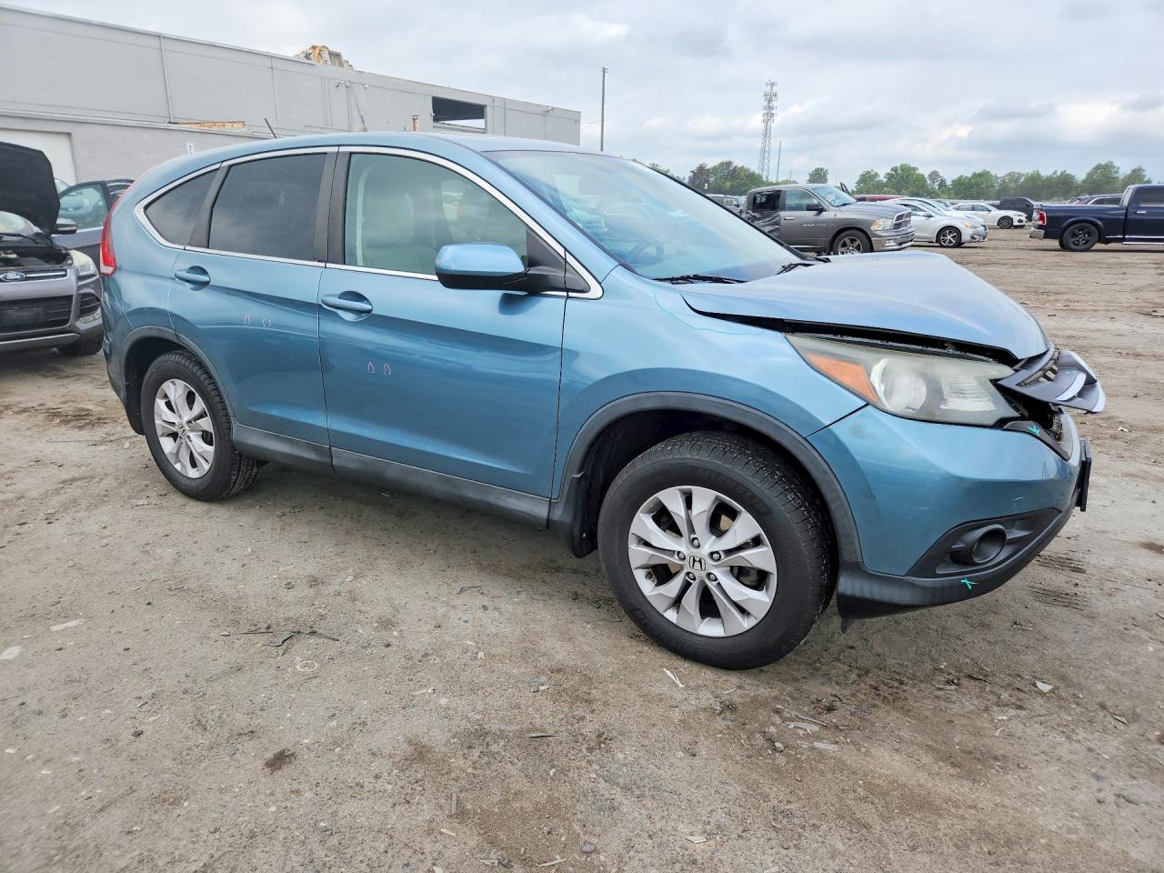 2013 Honda Cr-v Ex Blue vin: 2HKRM4H59DH688527