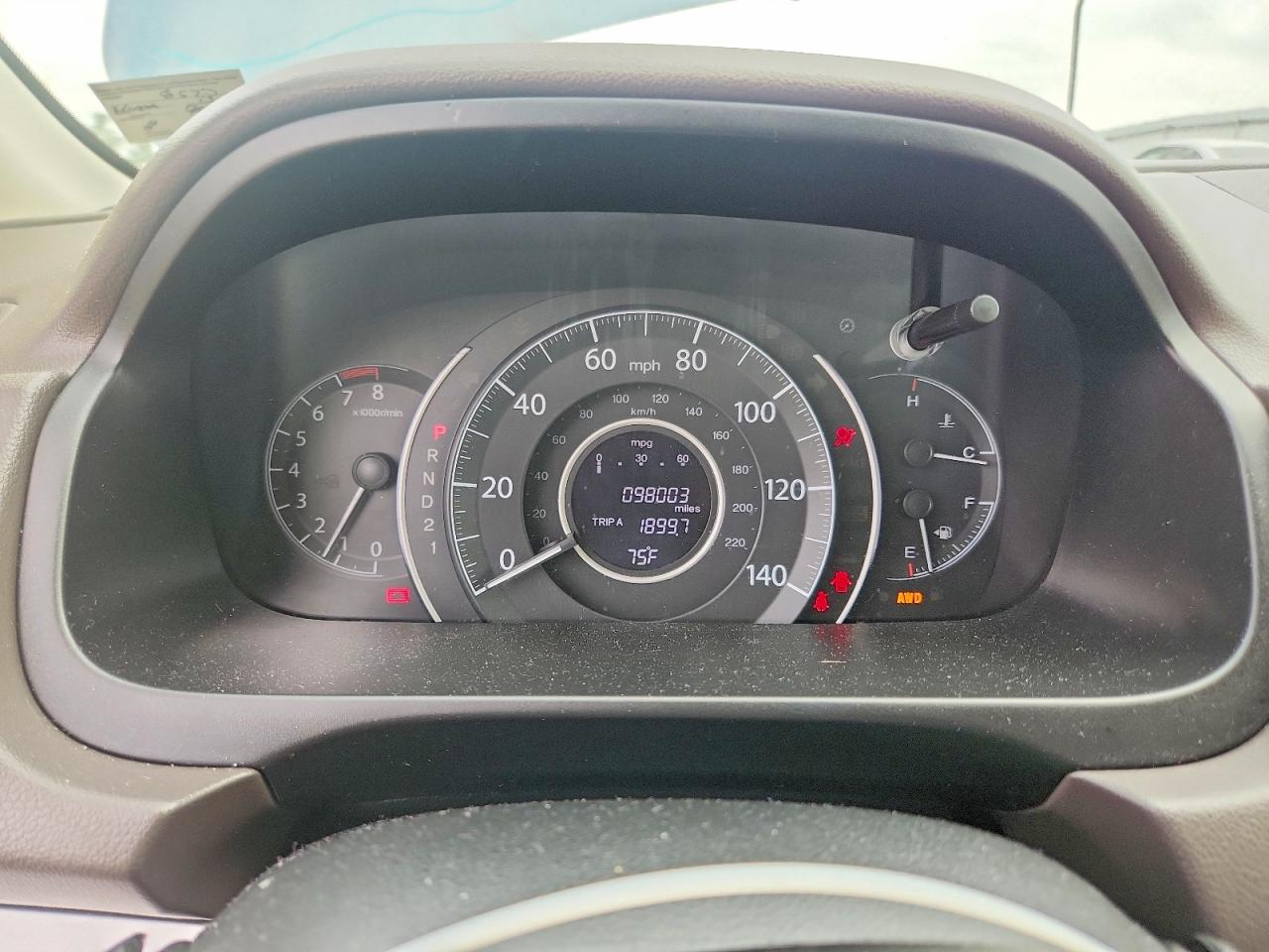 2013 Honda Cr-v Ex Blue vin: 2HKRM4H59DH688527