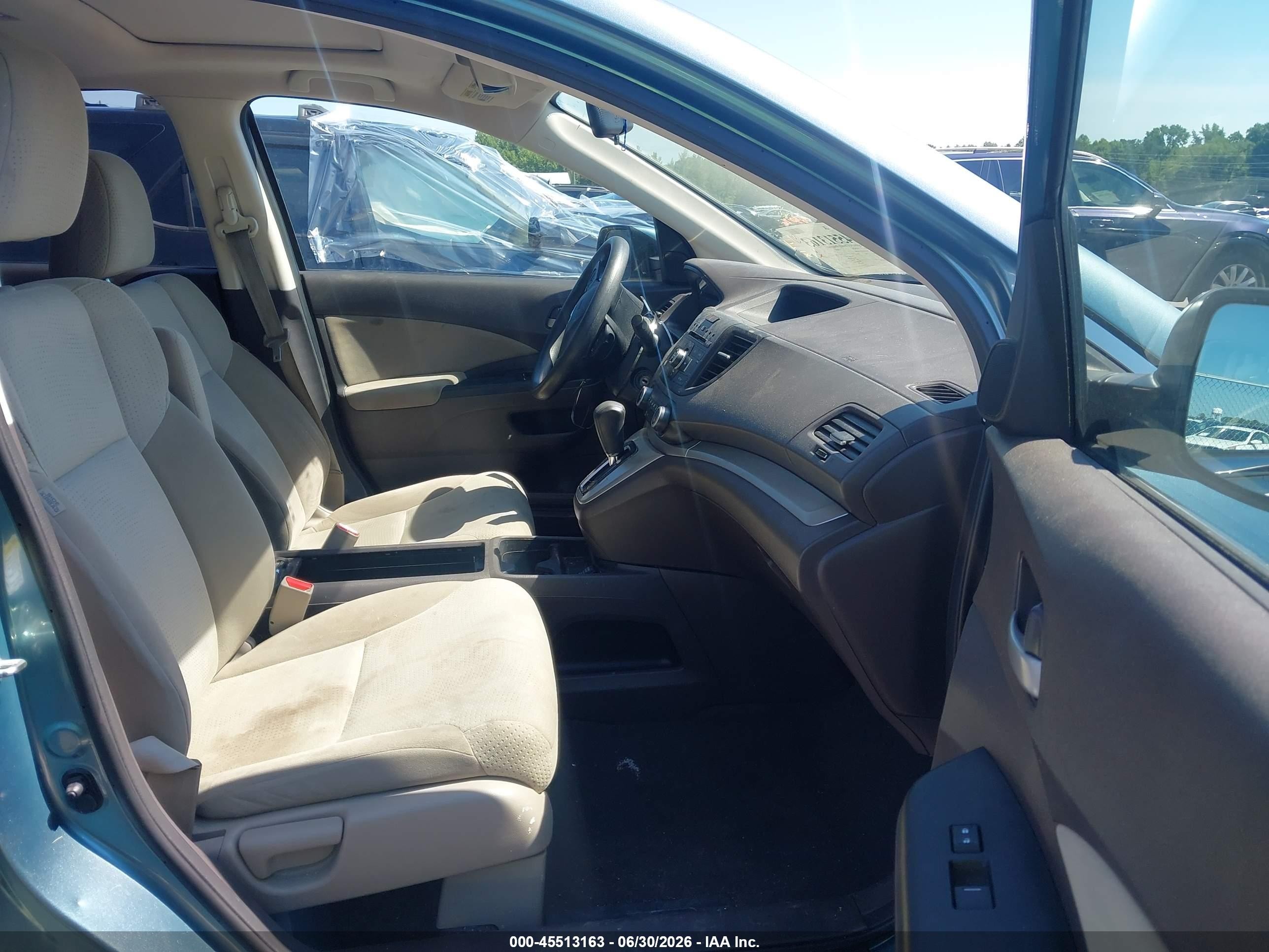 2013 Honda Cr-v Ex Blue vin: 2HKRM4H59DH689886