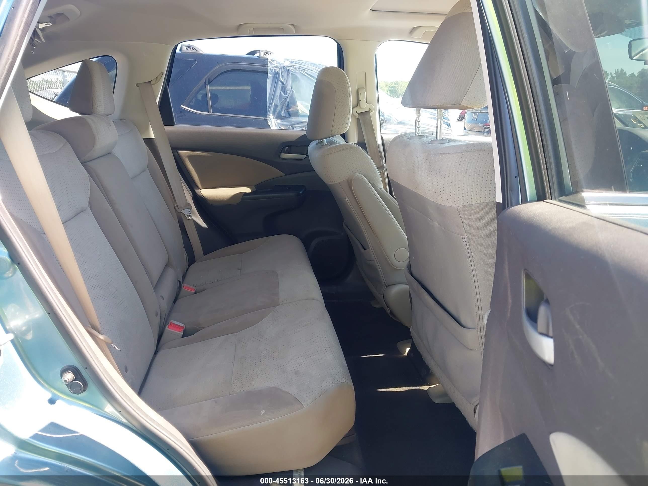 2013 Honda Cr-v Ex Blue vin: 2HKRM4H59DH689886